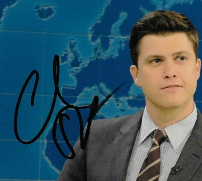 Sasheer Zamata — Signed Sasheer Zamata Colin Jost Saturday Night Live 8x10 Photo w JSA Authentic, изображение 4