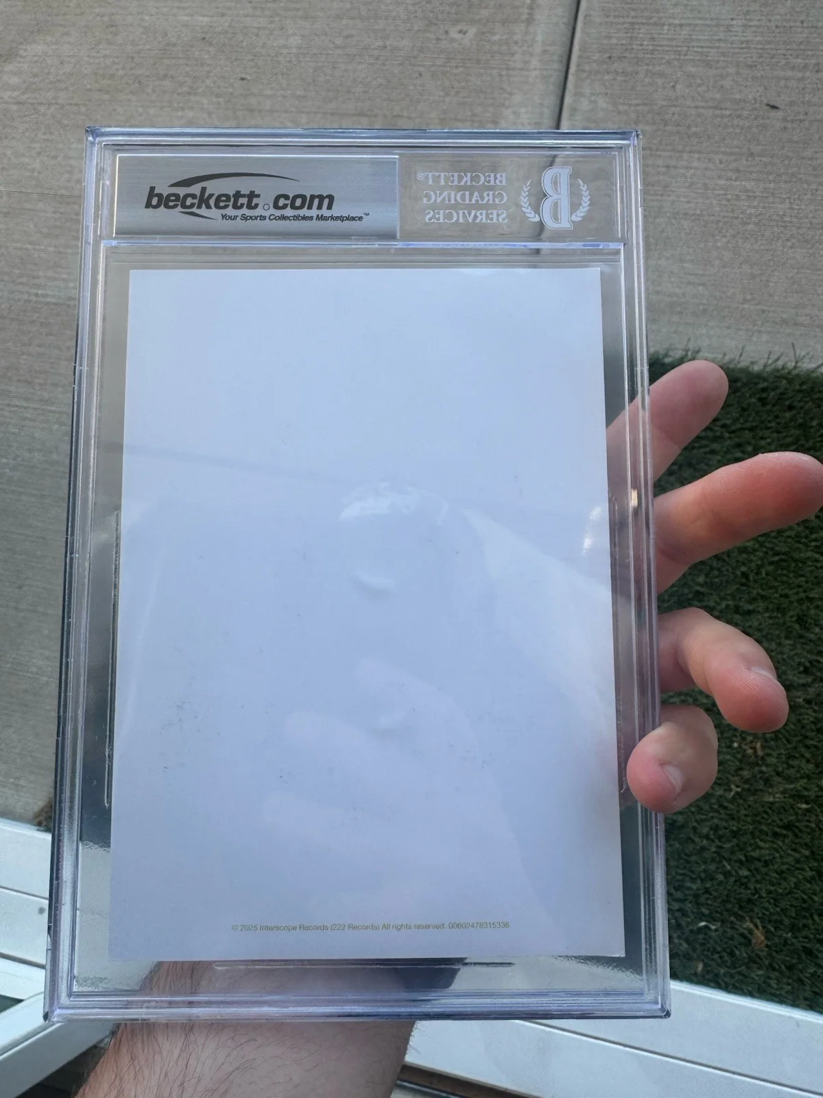 Maroon 5 Full Band Signed insert COA Beckett, image 4