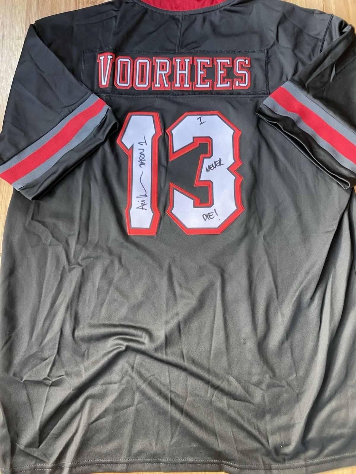 Jason Voorhees Autographed Jersey Camp Crystal Lake 1st Jason Movie Ever, изображение 4