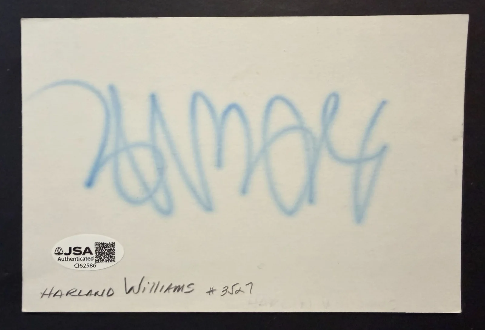 Harland Williams — Harland Williams Canadian American Actor Comedian Signed Sheet JSA Dumb & Dumber, изображение 2