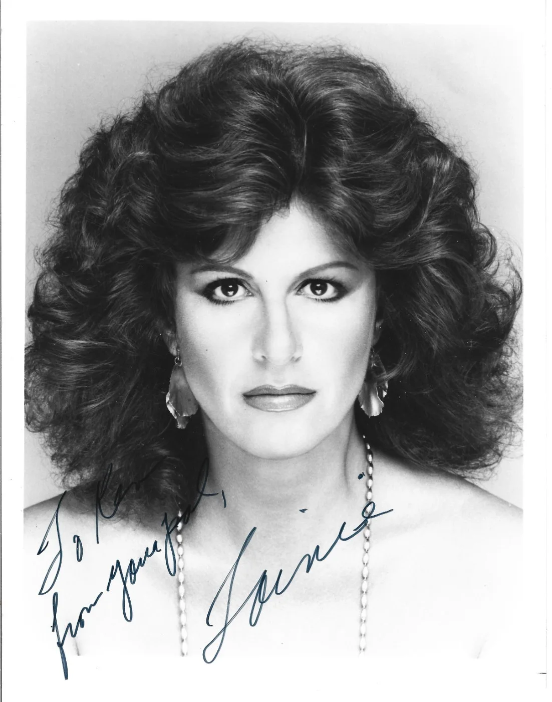Lainie Kazan — Lainie Kazan REAL hand SIGNED Promo Photo COA Autographed Big Fat Greek Wedding