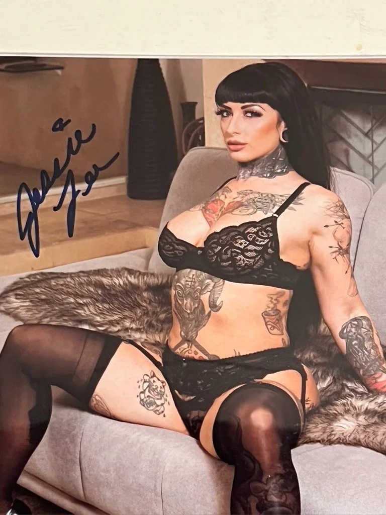 Jessie Lee — Hot Sexy Jessie Lee Signed 8x10 Photo Adult Star Authentic Autograph Beckett COA, изображение 2