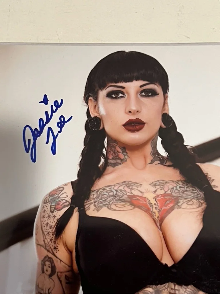 Jessie Lee — Hot Sexy Jessie Lee Signed 8x10 Photo Adult Star Authentic Autograph Beckett COA, изображение 2