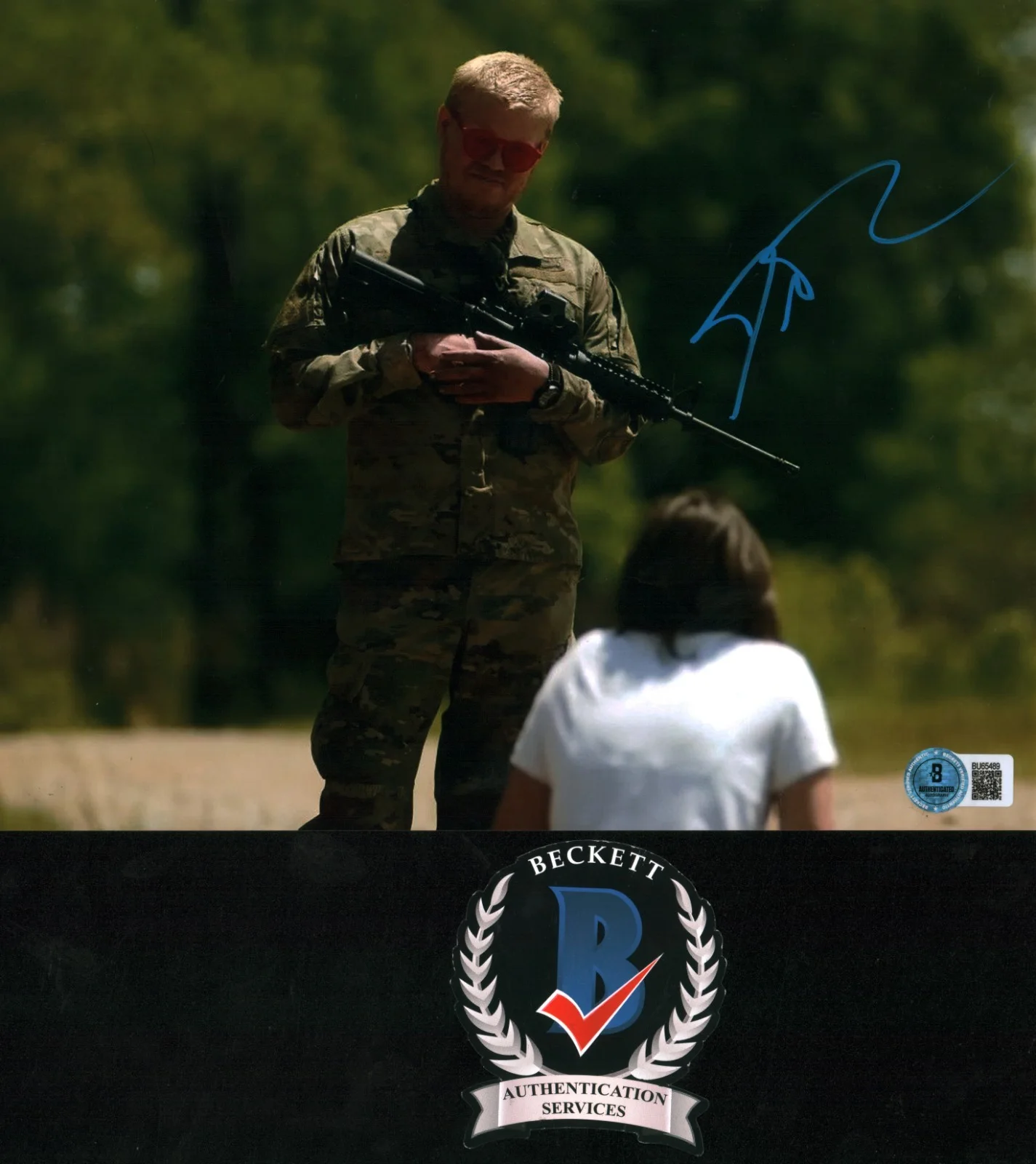 jesse plemons — Jesse Plemons Signed Civil War 8x10 Photo Alex Garland Movie Beckett BAS COA