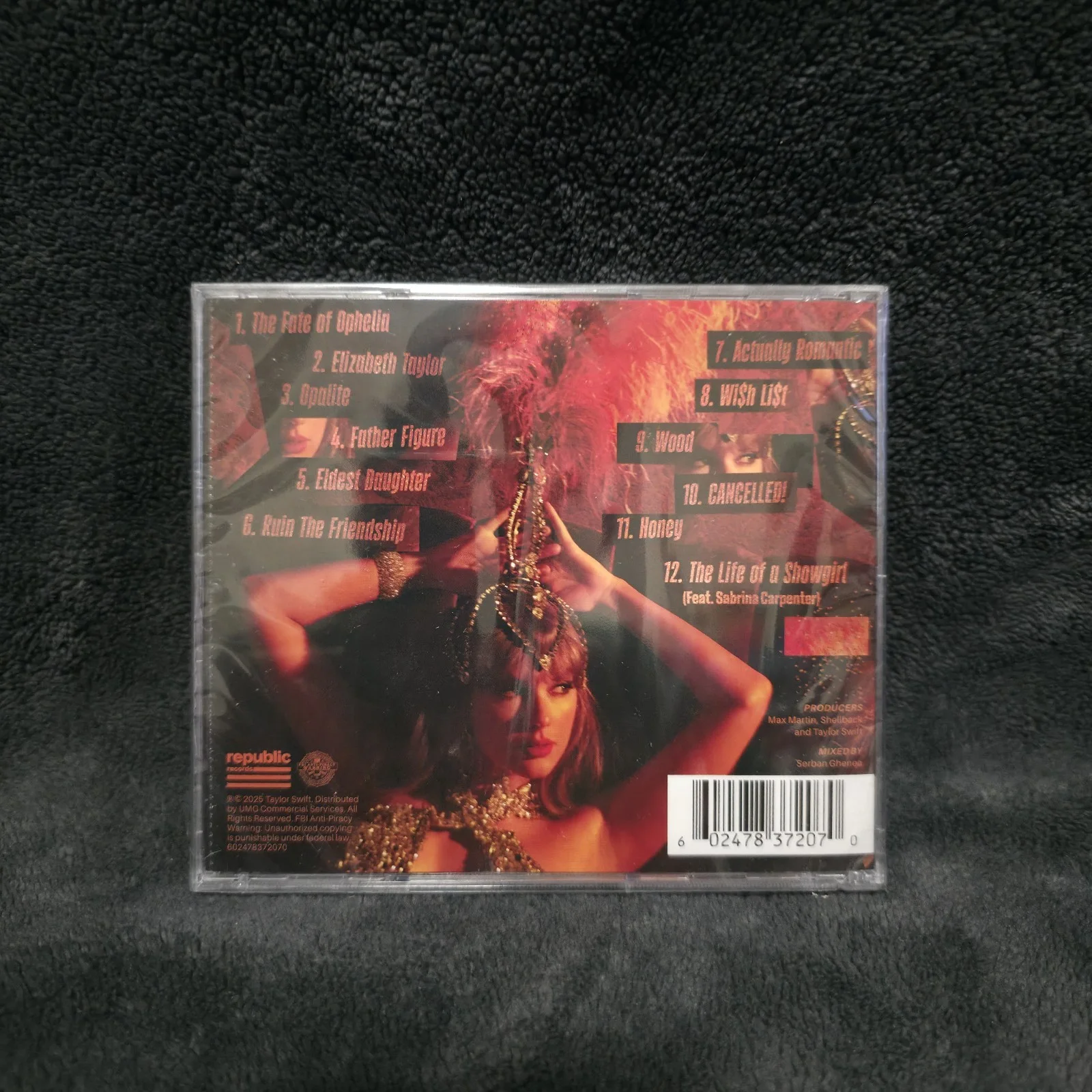 Taylor Swift - The Life of a Showgirl CD + Hand Signed Photo 1 IN HAND SHIPS NOW, изображение 2