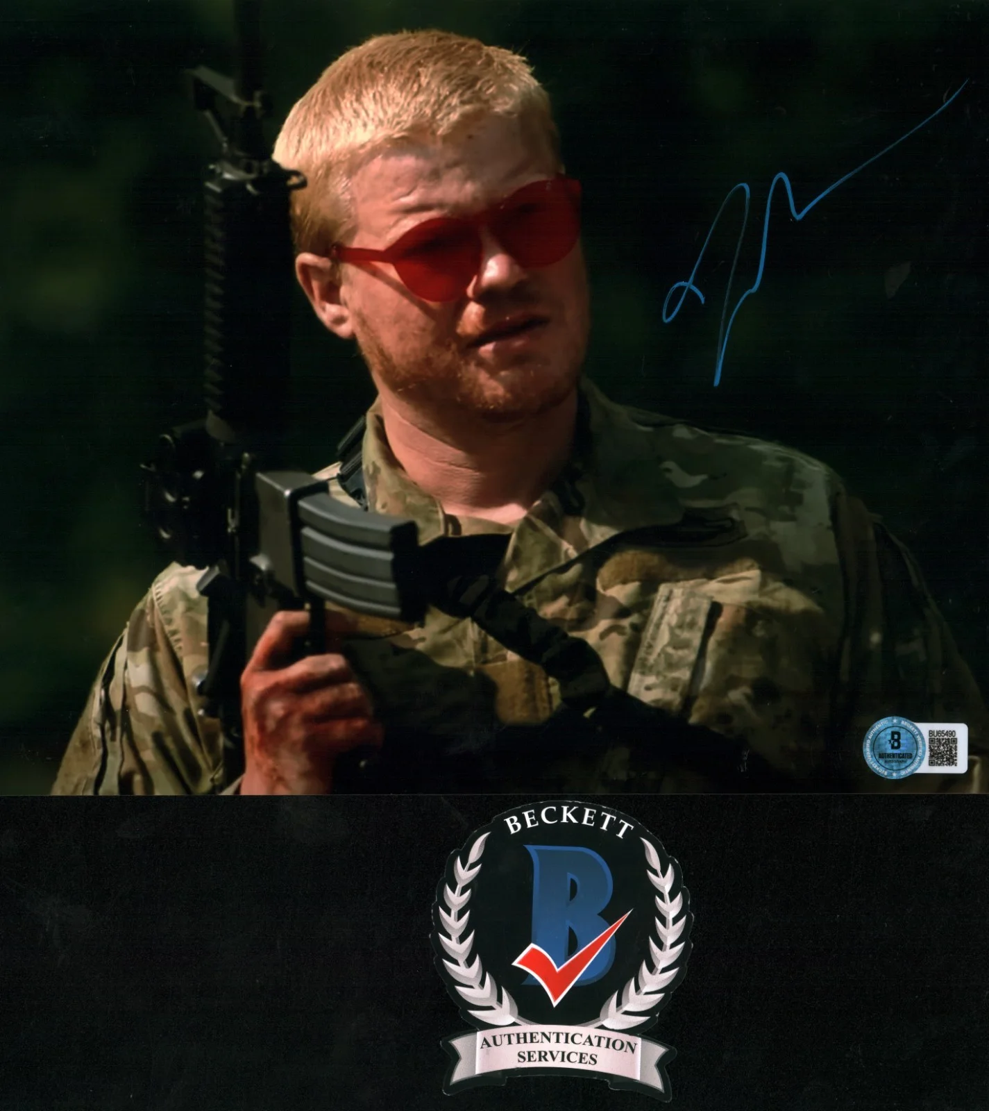 jesse plemons — Jesse Plemons Signed Civil War 8x10 Photo Alex Garland Movie Beckett BAS COA