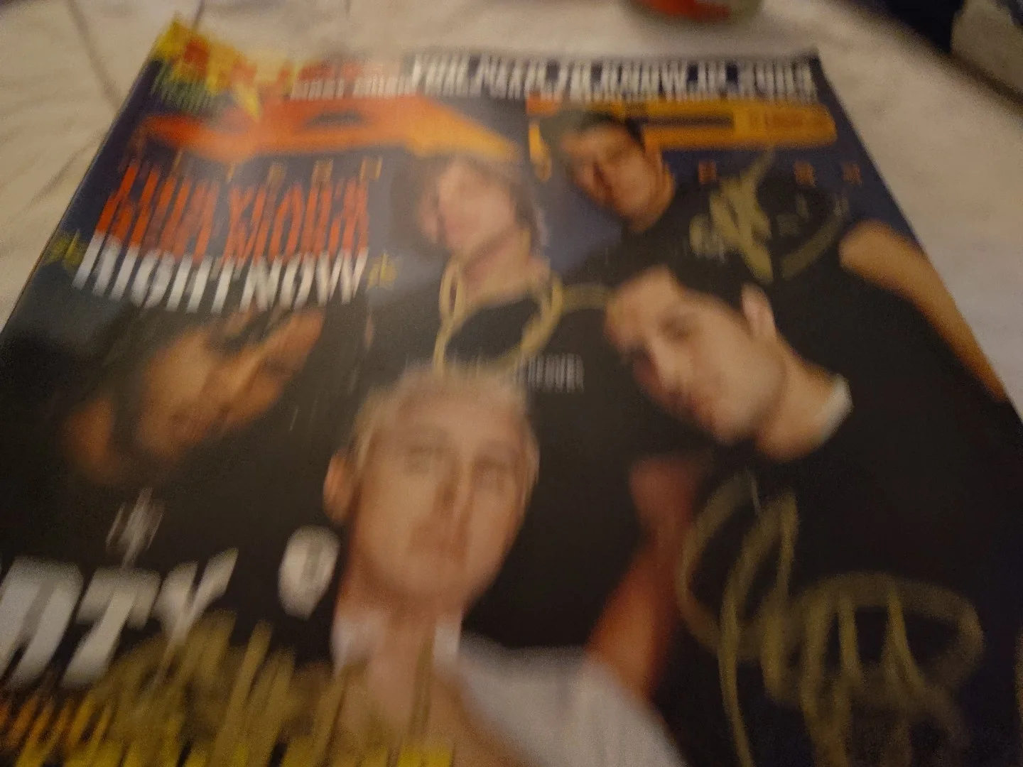 YELLOWcard Band Signed Ap Magazine Ryan 4 Members 2004, image 5