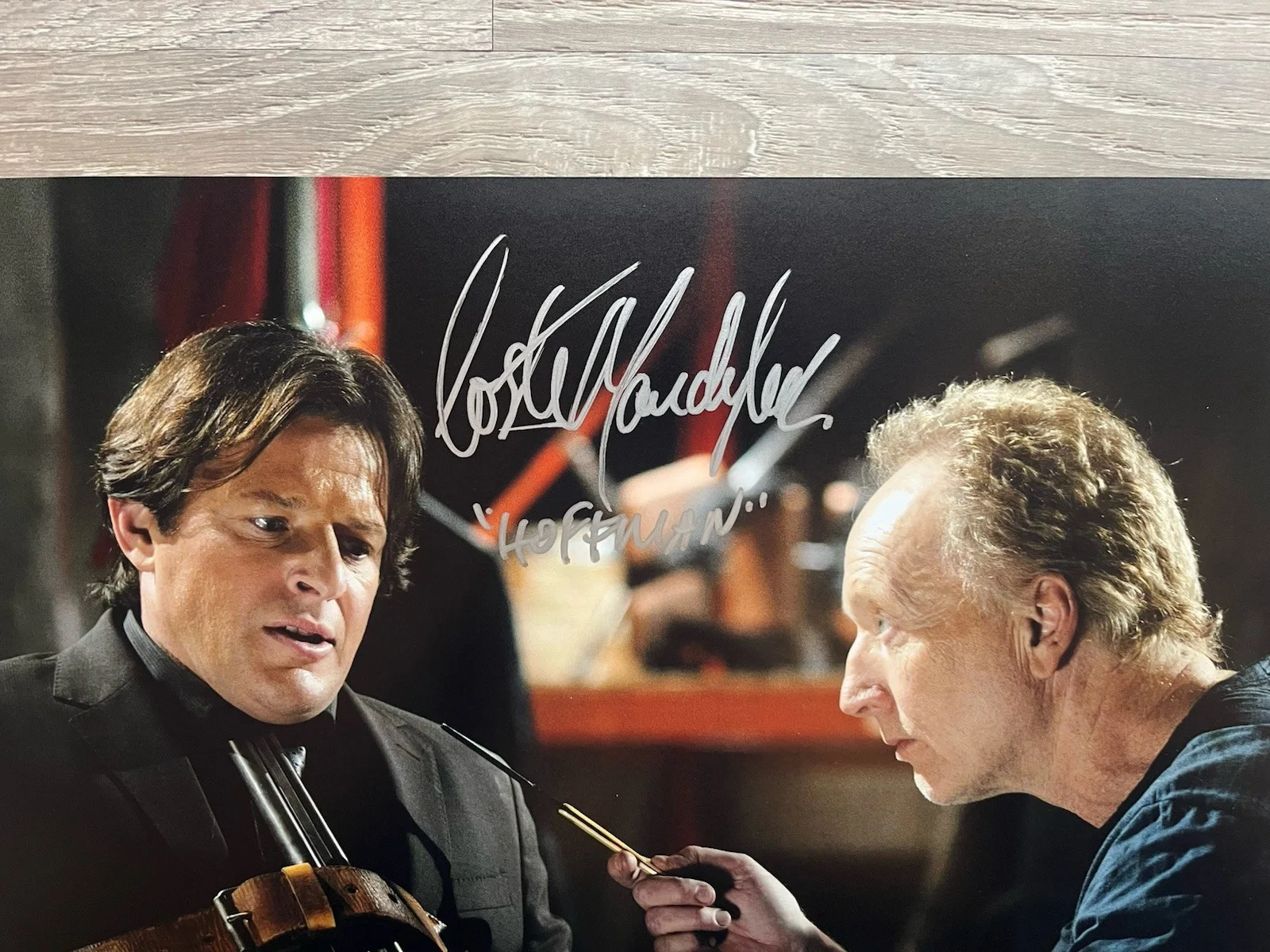 Costas Mandylor — Costas Mandylor Signed Saw 11x14 Photo JSA COA Detective Hoffman Jigsaw Horror, image 3