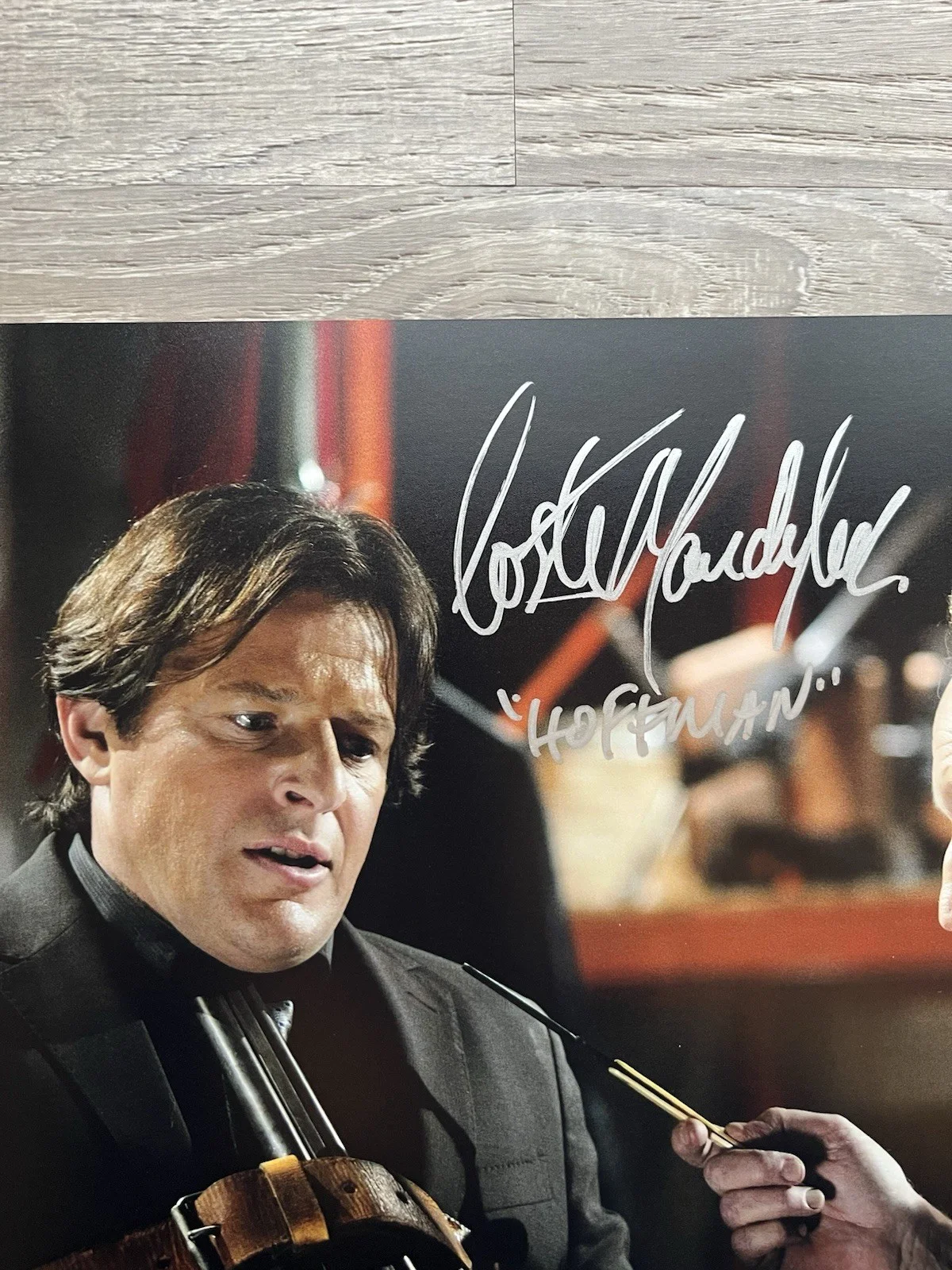 Costas Mandylor — Costas Mandylor Signed Saw 11x14 Photo JSA COA Detective Hoffman Jigsaw Horror, image 4