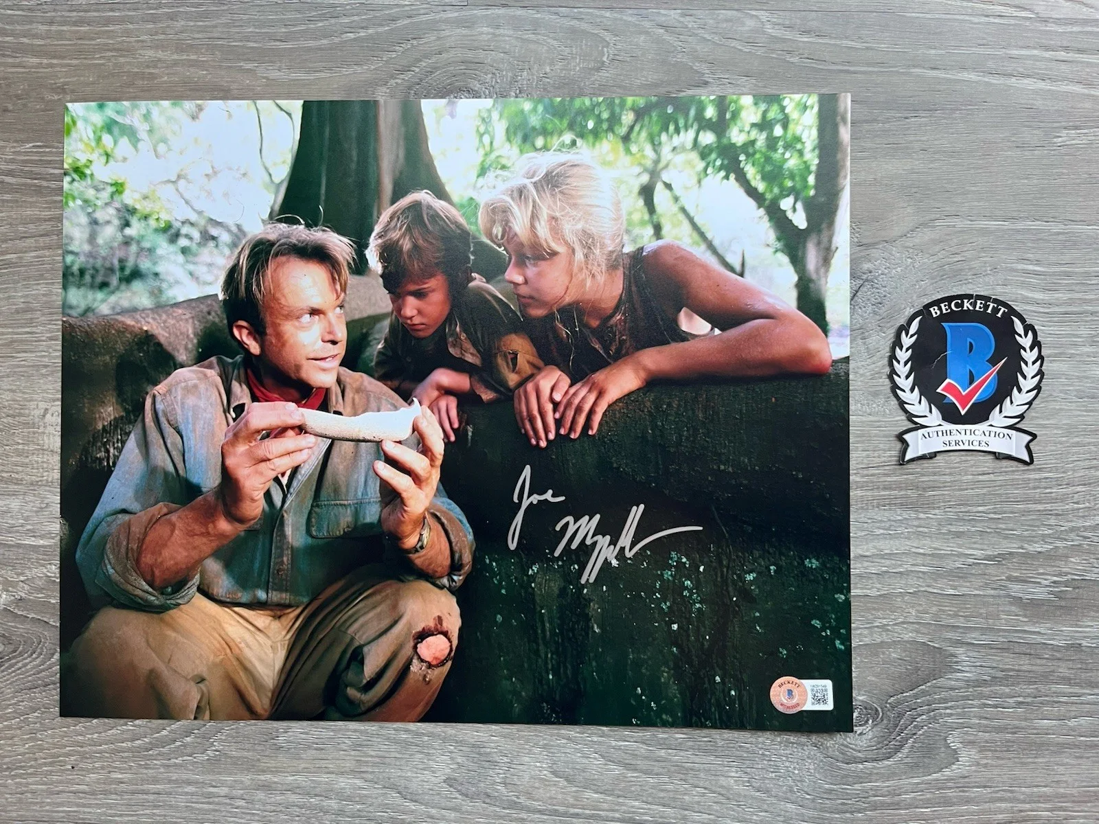 Joseph Mazzello — Joseph Mazzello Signed Jurassic Park 11x14 Photo Beckett COA Tim Murphy