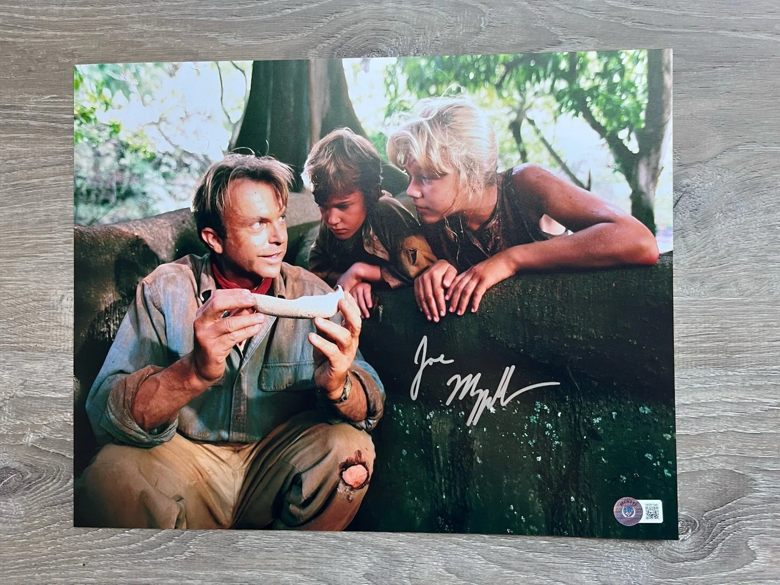 Joseph Mazzello — Joseph Mazzello Signed Jurassic Park 11x14 Photo Beckett COA Tim Murphy, изображение 2