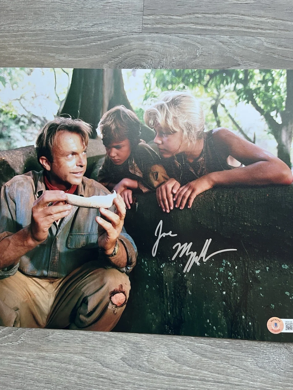 Joseph Mazzello — Joseph Mazzello Signed Jurassic Park 11x14 Photo Beckett COA Tim Murphy, изображение 5