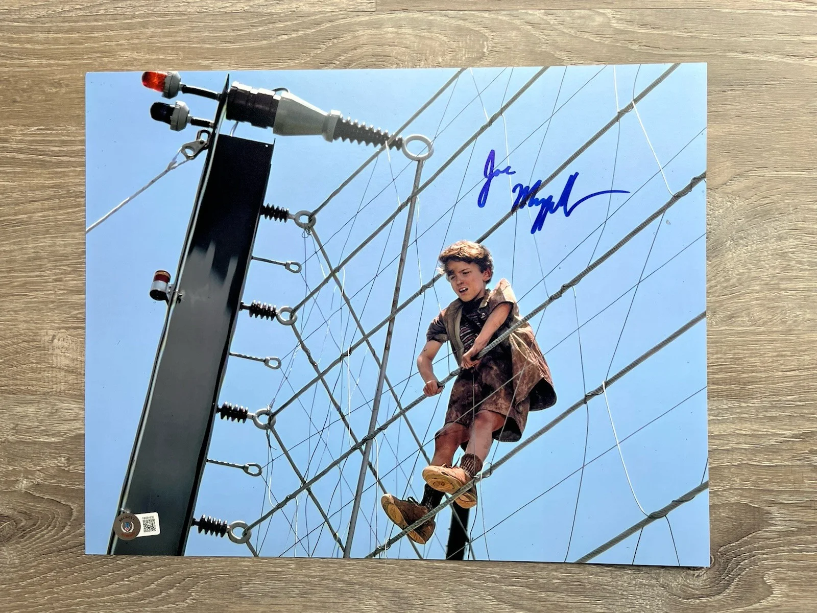 Joseph Mazzello — Joseph Mazzello Signed Jurassic Park 11x14 Photo Beckett COA Tim Murphy, image 2