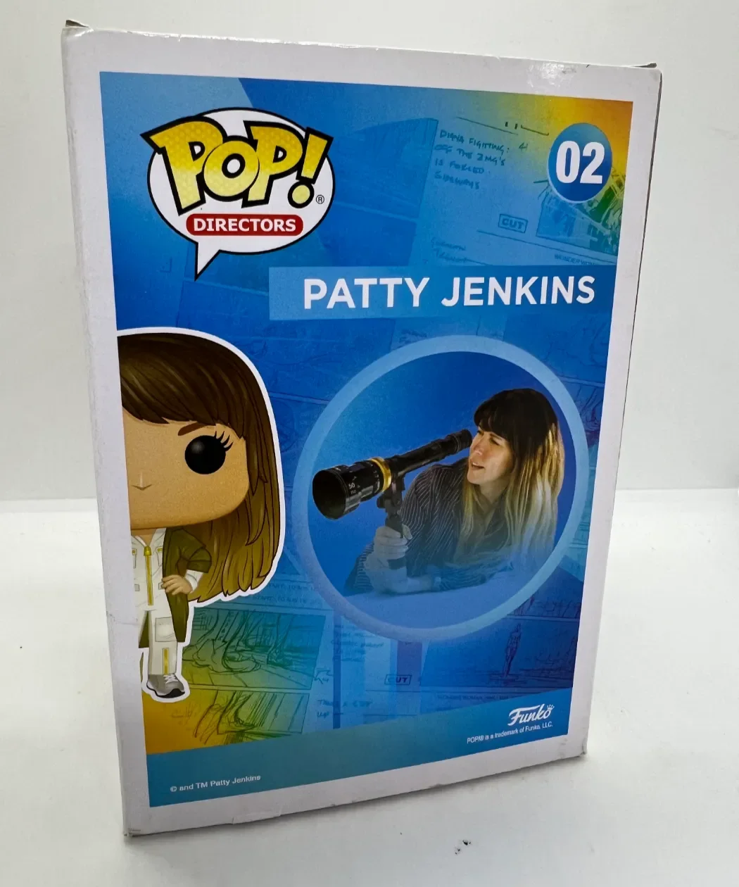 Patty Jenkins Signed Director Funko Pop Wonder Woman Dc #02 ACOA, изображение 4