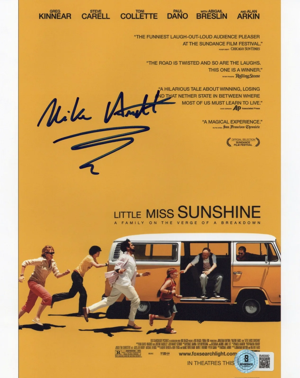 SCREENWRITER MICHAEL ARNDT SIGNED 'LITTLE MISS SUNSHINE' 8x10 PHOTO BECKETT COA, изображение 2
