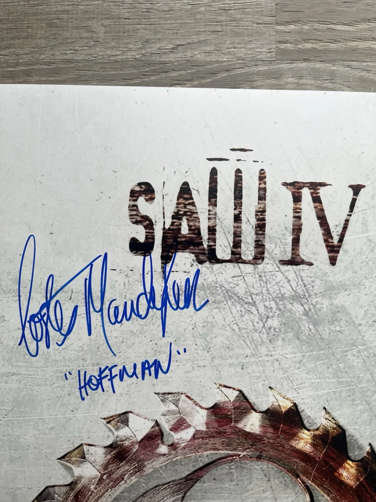 Costas Mandylor — Costas Mandylor Signed Saw IV 11x17 Photo JSA COA Detective Hoffman Horror Auto, image 3