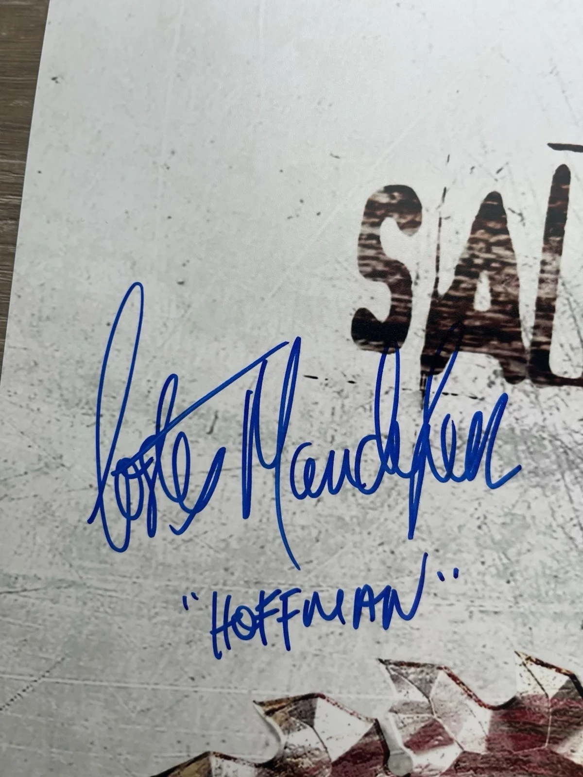 Costas Mandylor — Costas Mandylor Signed Saw IV 11x17 Photo JSA COA Detective Hoffman Horror Auto, image 4