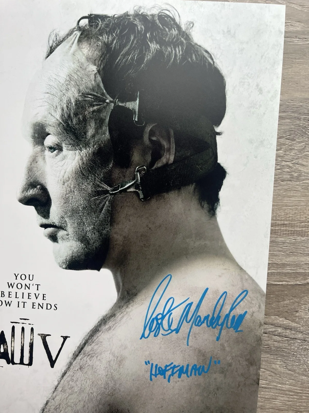 Costas Mandylor — Costas Mandylor Signed Saw V 11x17 Photo JSA COA Detective Hoffman Jigsaw Horror, изображение 3