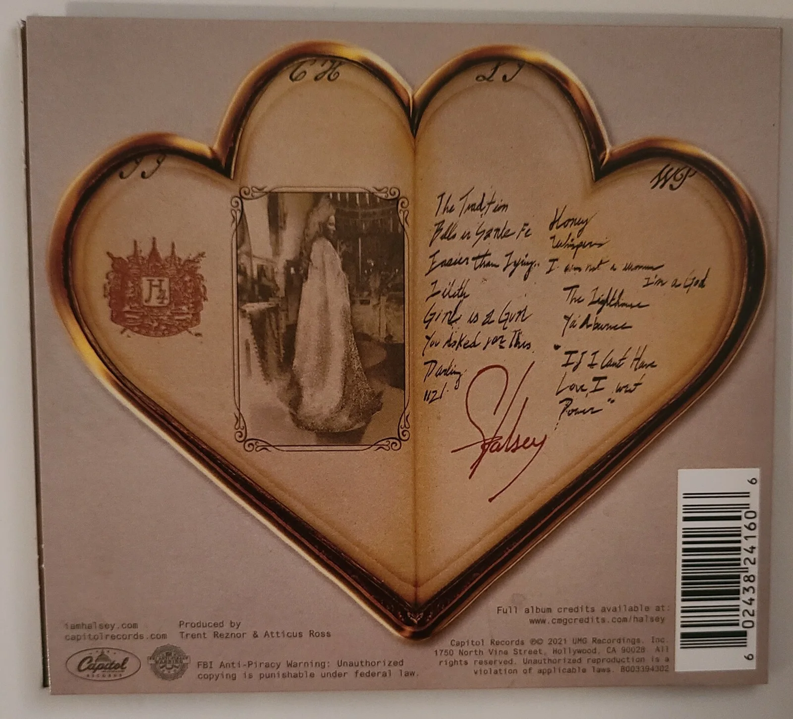 Halsey Autographed CD If I Cant Have Love, I Want Power - Signed 100% Authentic, изображение 5