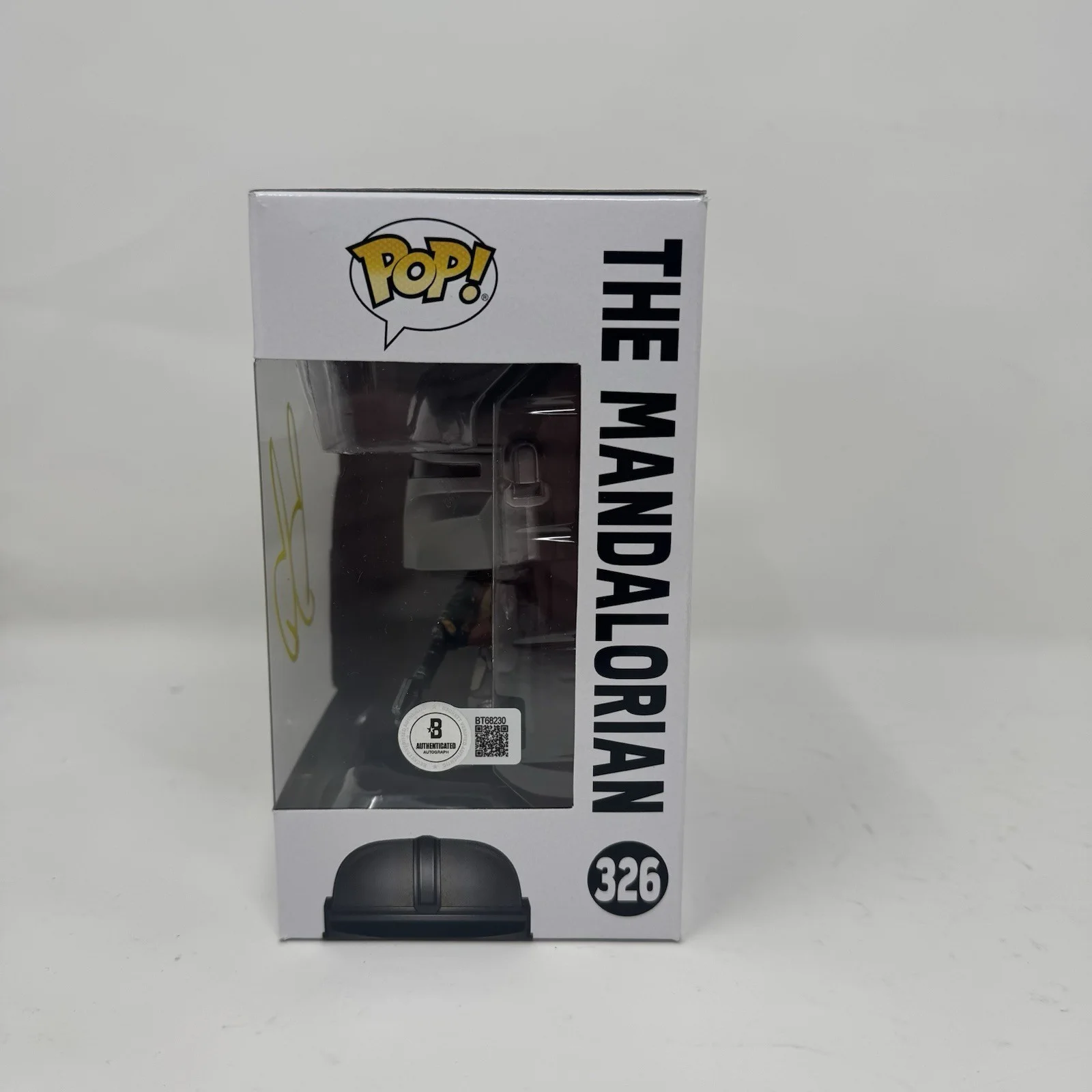 Bill Burr — Bill Burr Signed Star Wars The Mandalorian Funko Pop Migs Mayfield Beckett COA, image 4
