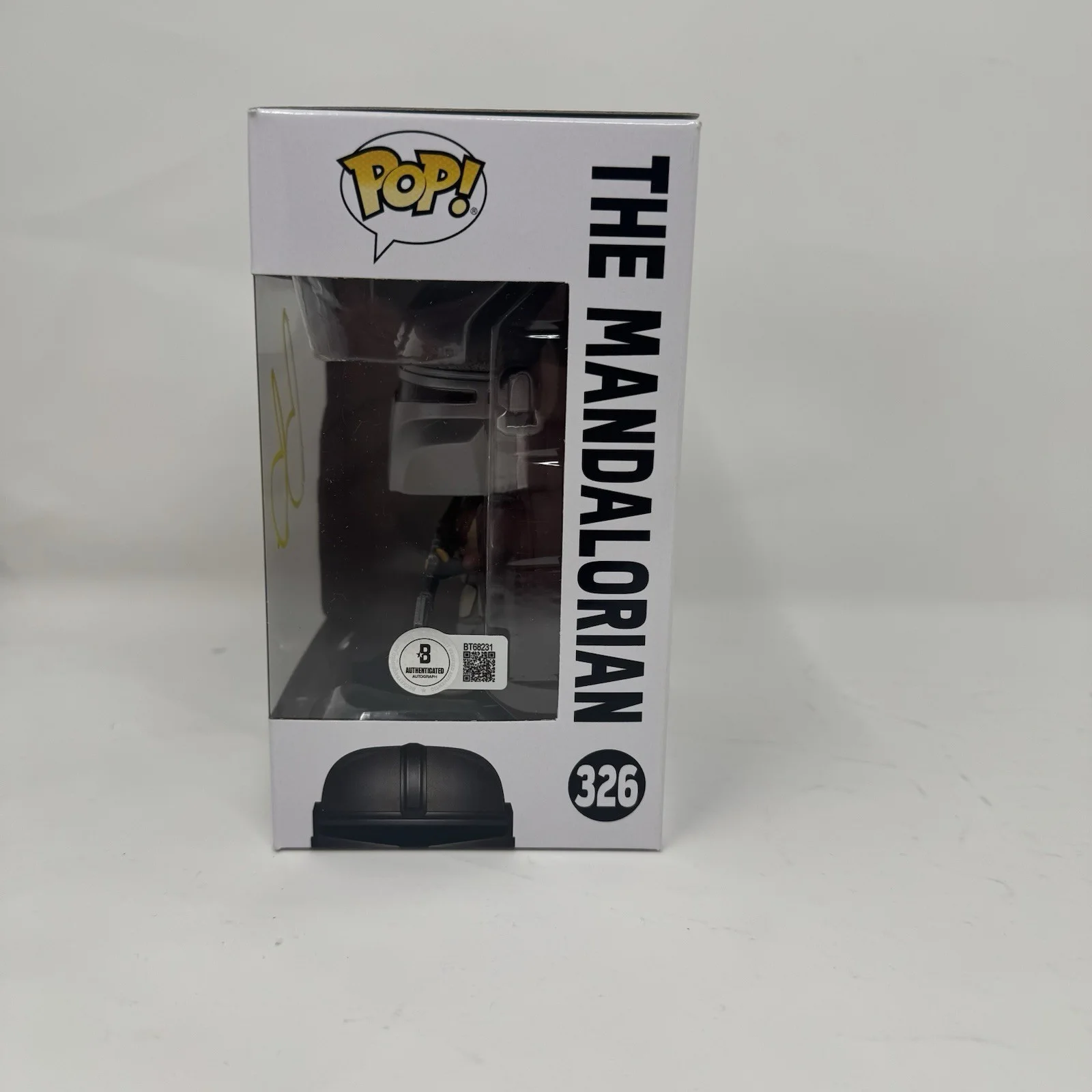 Bill Burr — Bill Burr Signed Star Wars The Mandalorian Funko Pop Migs Mayfield Beckett COA, изображение 4