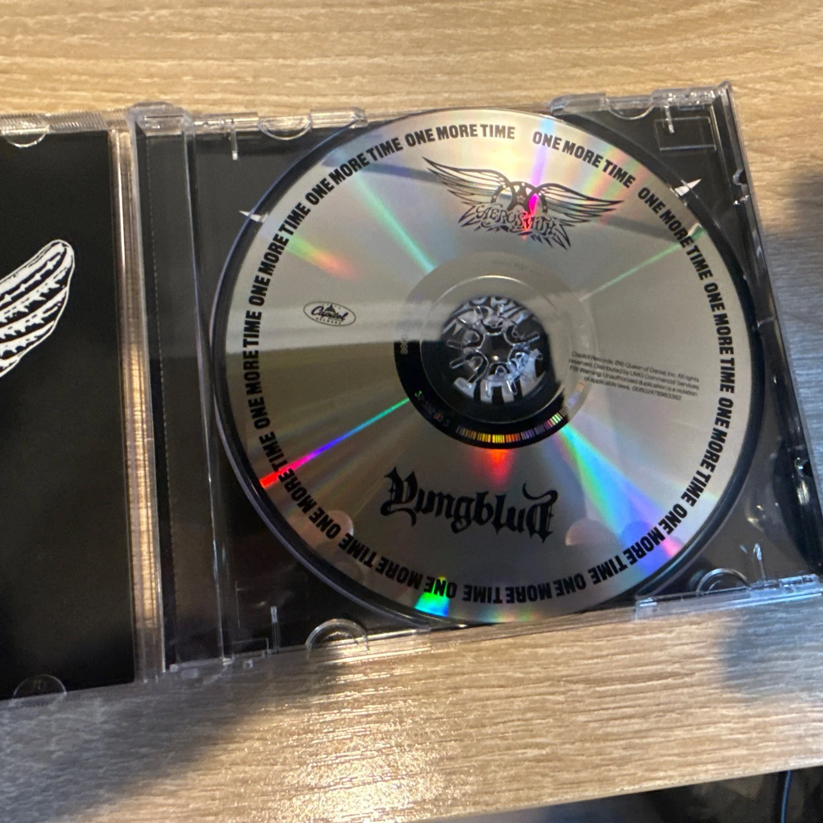 YUNGBLUD autographed signed CD booklet With CD WIth Aerosmith “One More Time”, image 3