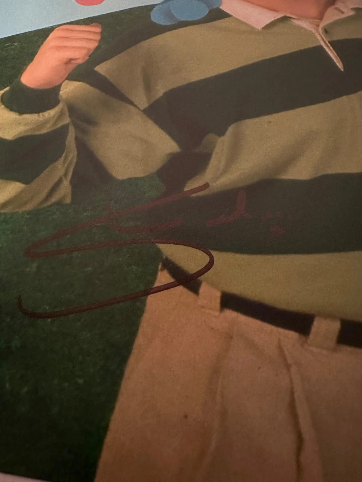 Steve Burns — Steve Burns Autographed Blues Clues 11x14 Photograph ! OCCM, image 2