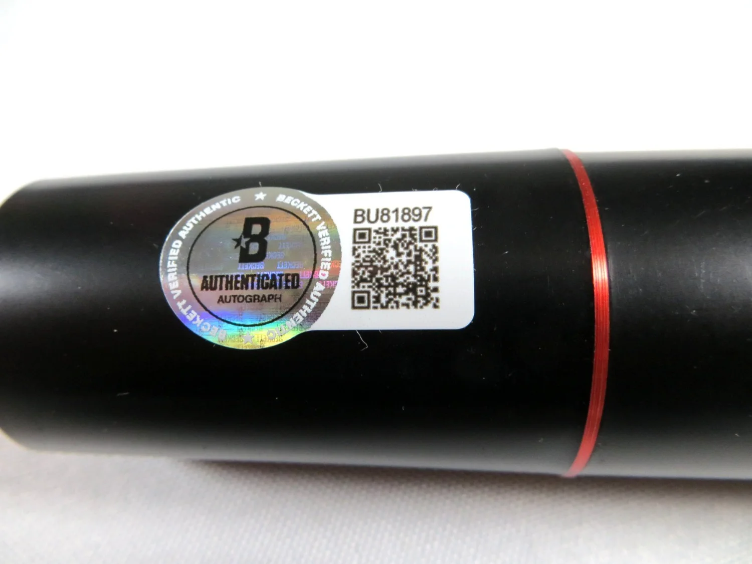 Patrick Warburton — Patrick Warburton Signed Autographed Microphone Family Guy Seinfeld BAS BU81897, image 2