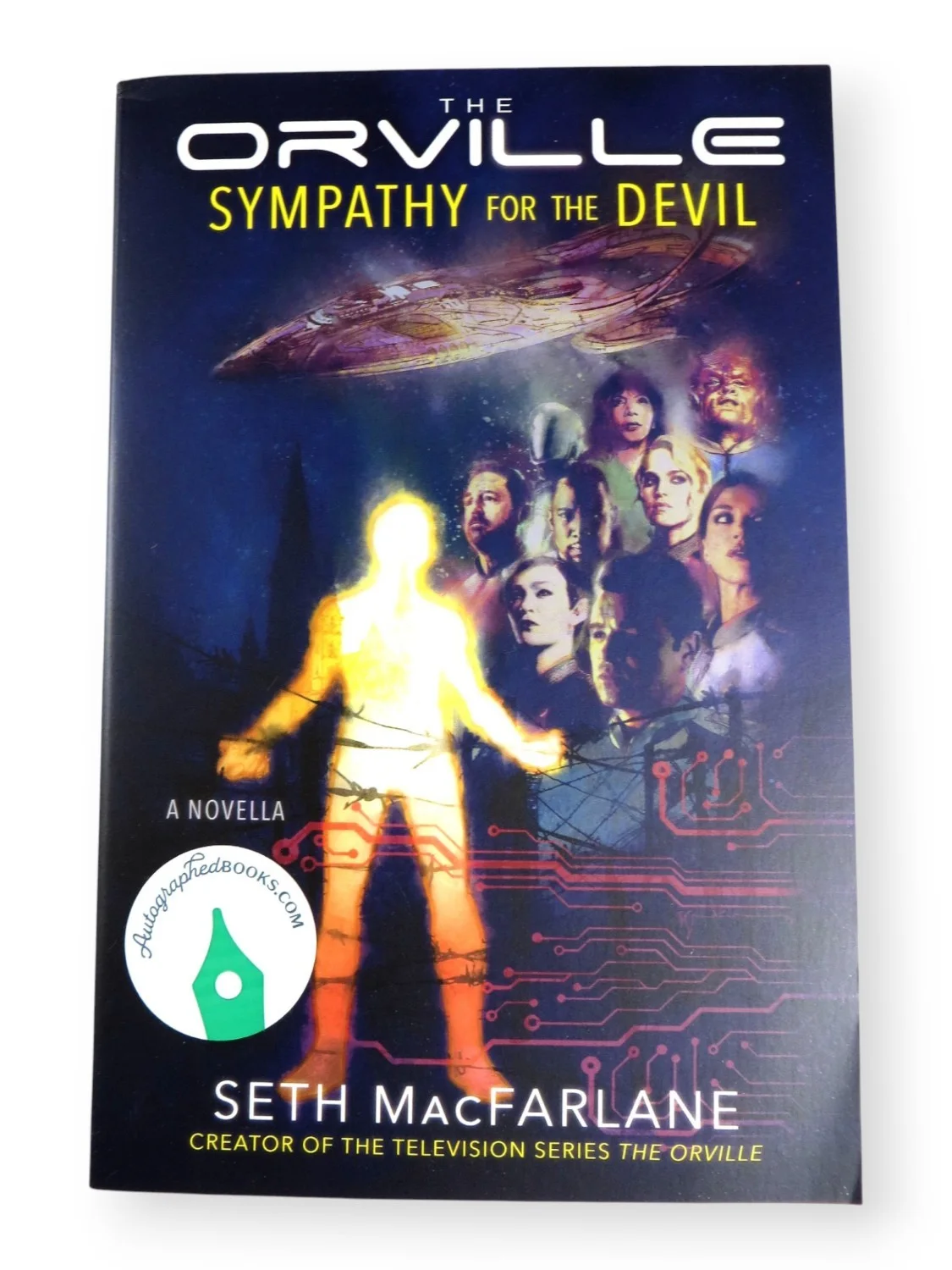 Seth MacFarlane — Seth MacFarlane Signed Autographed Softcover Book The Orville Novella JSA
