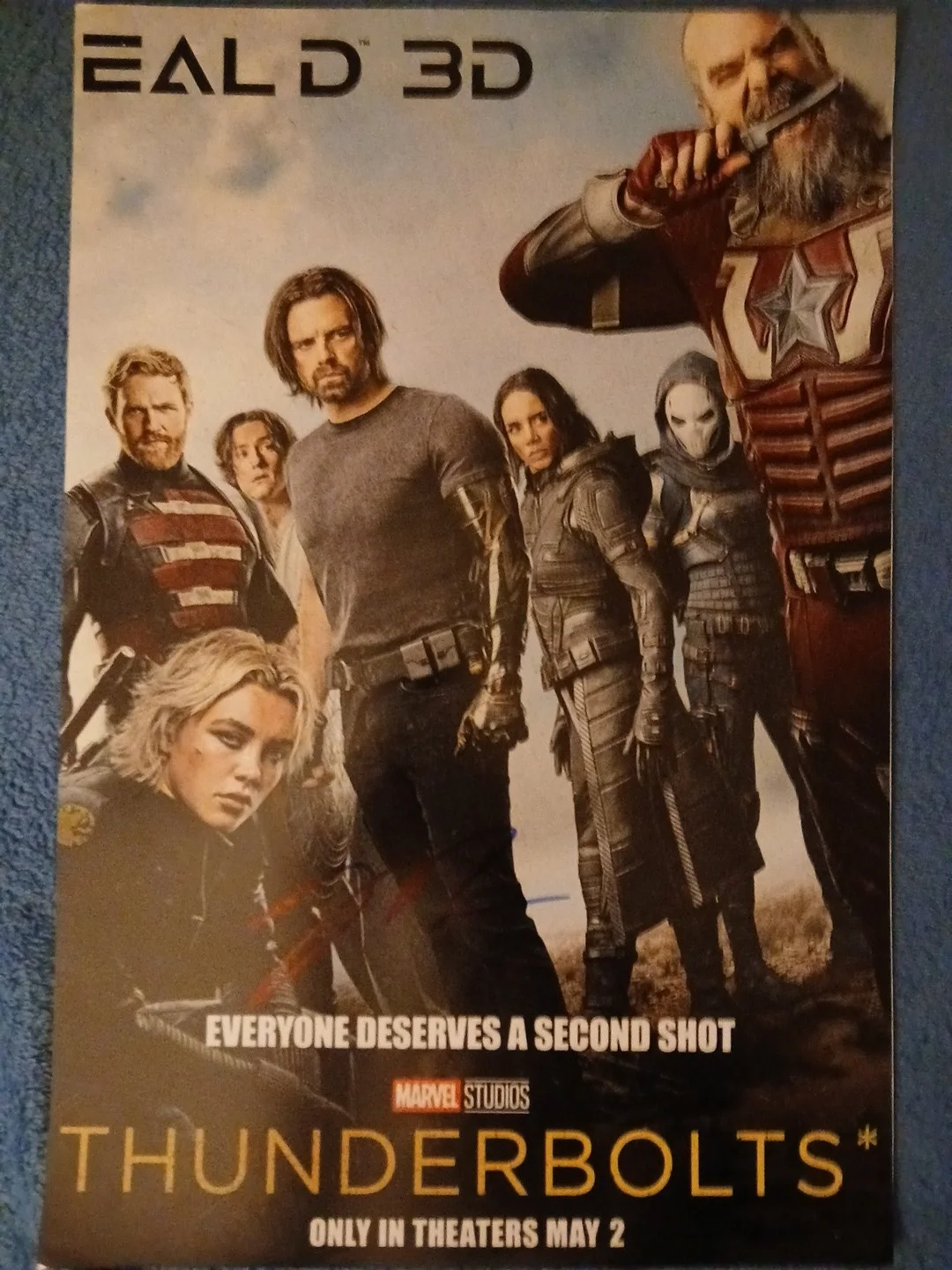 lewis pullman — LEWIS PULLMAN Hand Signed 🔥 THUNDERBOLTS 12X18 Photo 📸 Proof, image 2