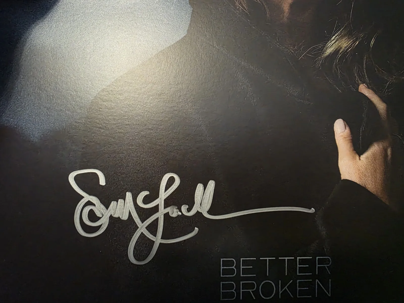 SIGNED Sarah McLachlan Better broken Vinyl Autographed On Cover Newbury Comics, image 2