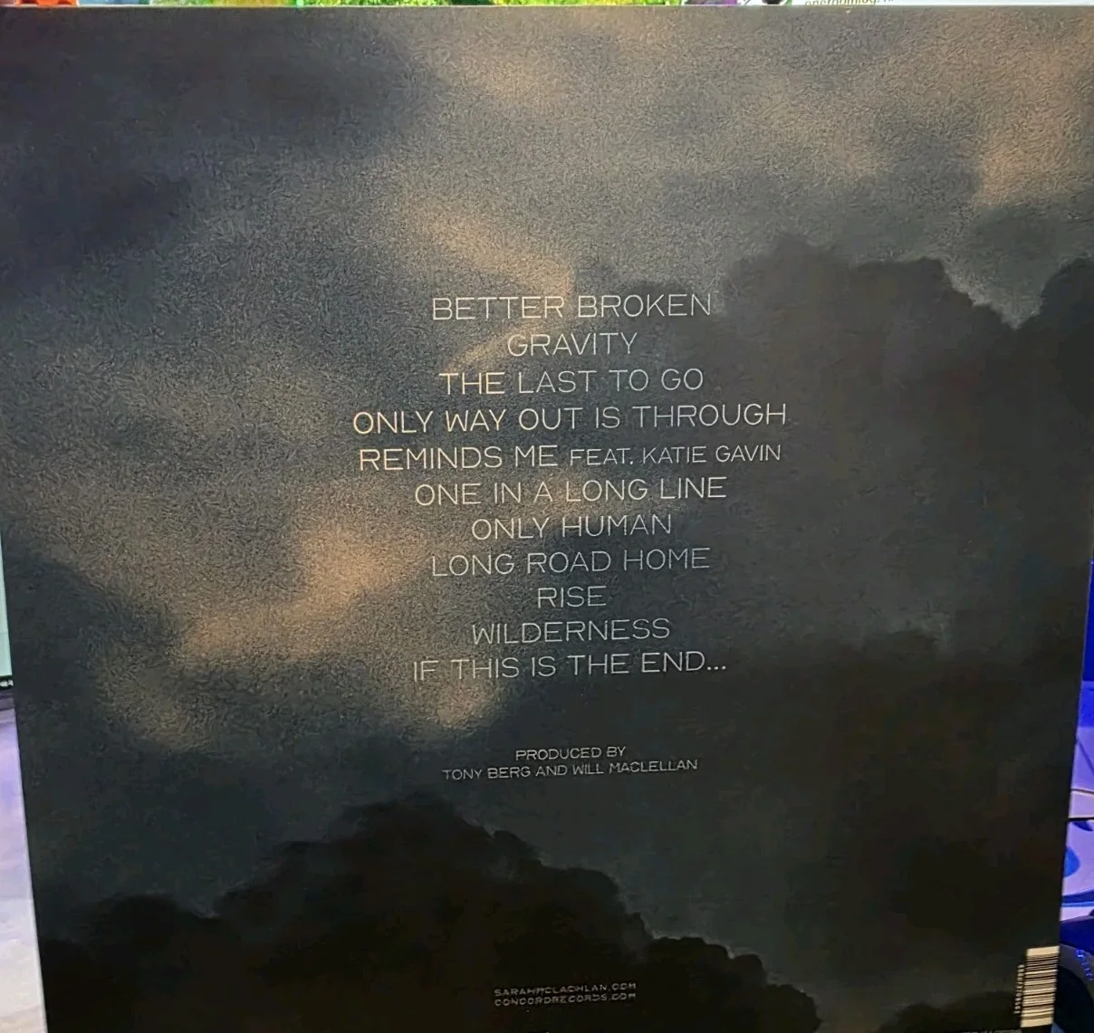 SIGNED Sarah McLachlan Better broken Vinyl Autographed On Cover Newbury Comics, image 3