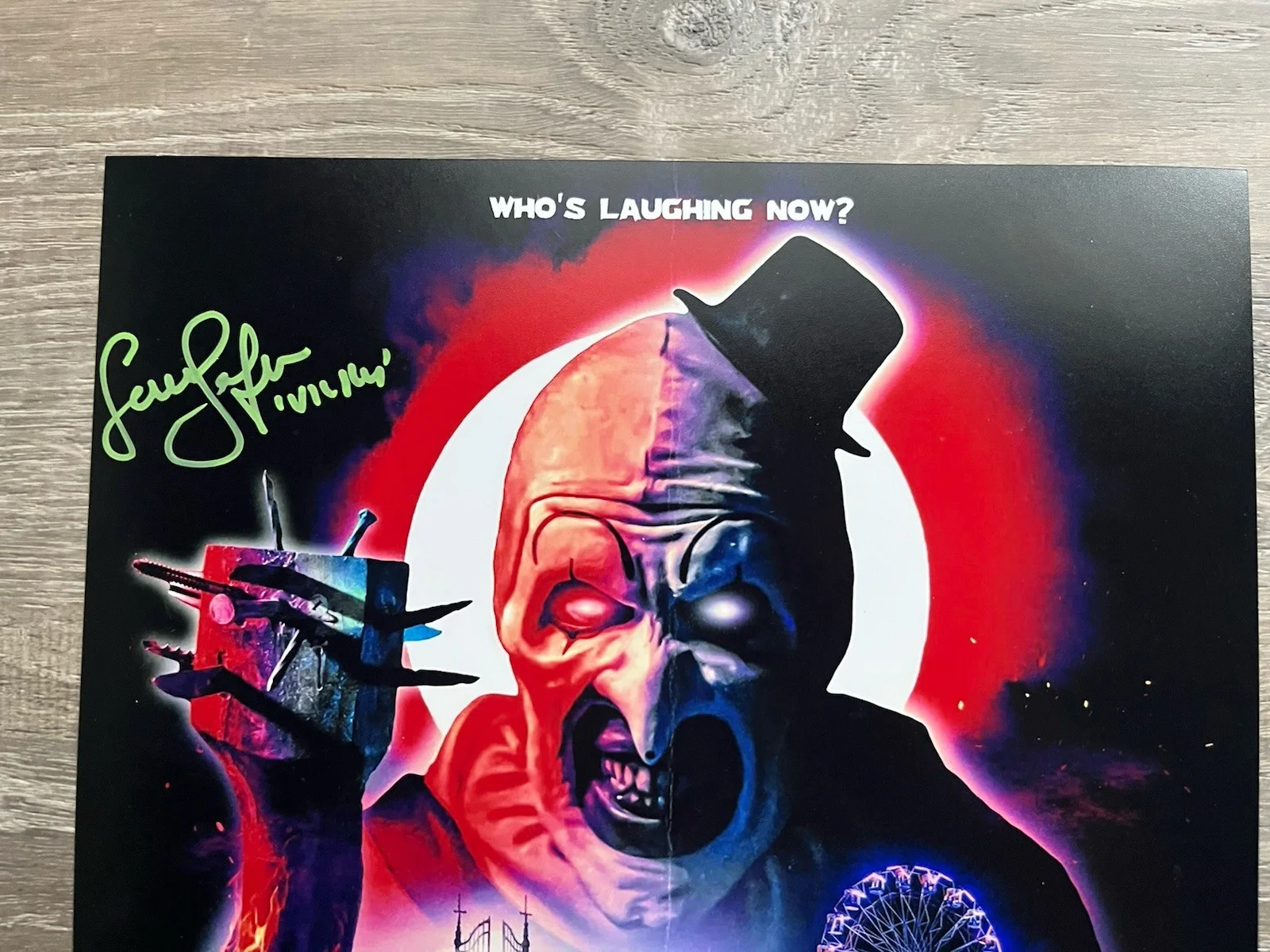 Lauren LaVera — Lauren LaVera Samantha Scaffidi Dual Signed Terrifier 2 11x17 Photo JSA COA, image 3