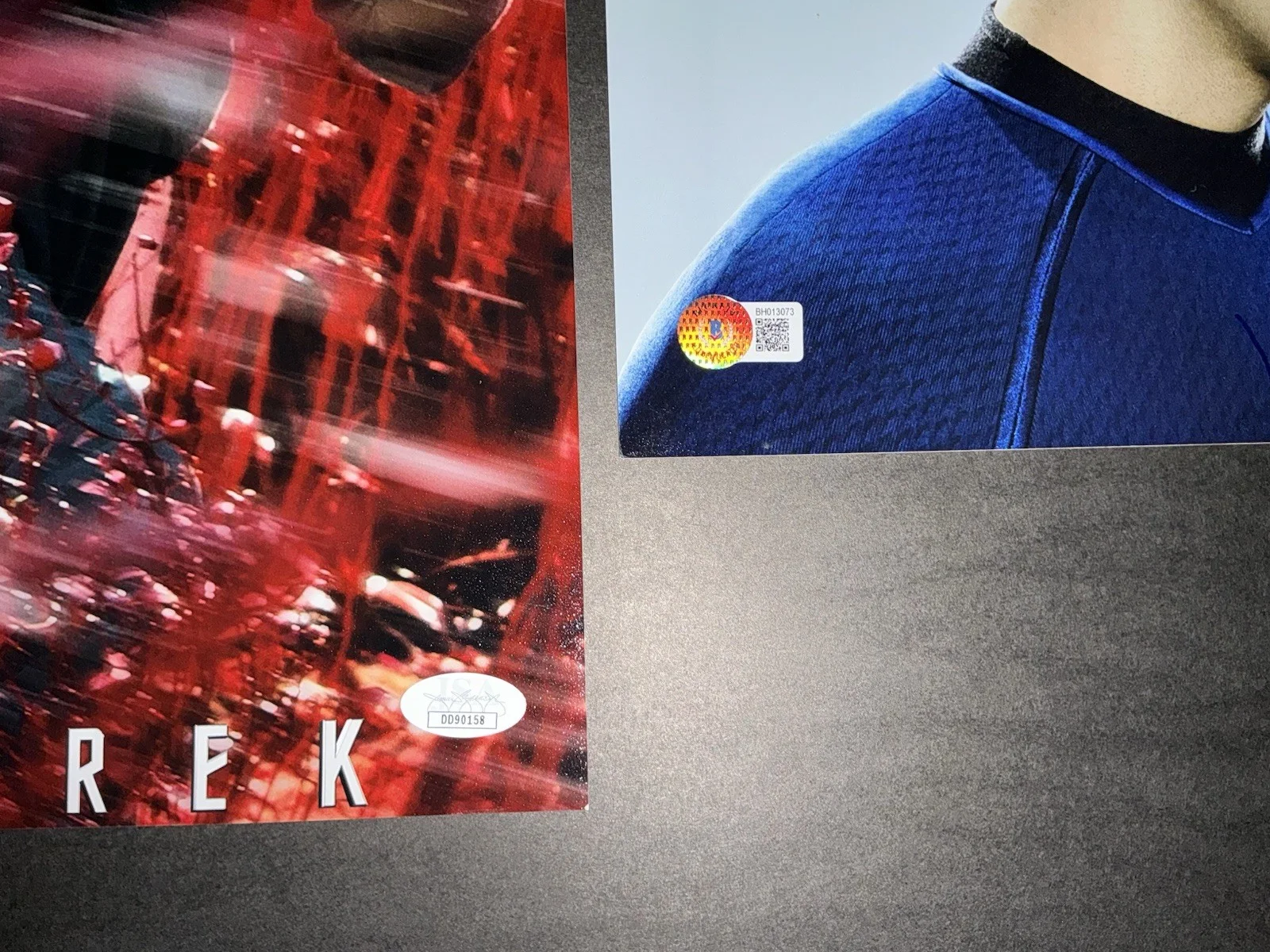 ZACHARY QUINTO, CHRIS PINE — STAR TREK-CHRIS PINE & ZACHARY QUINTO signed 11x14 & 8x10 JSA BAS authenticated, изображение 3