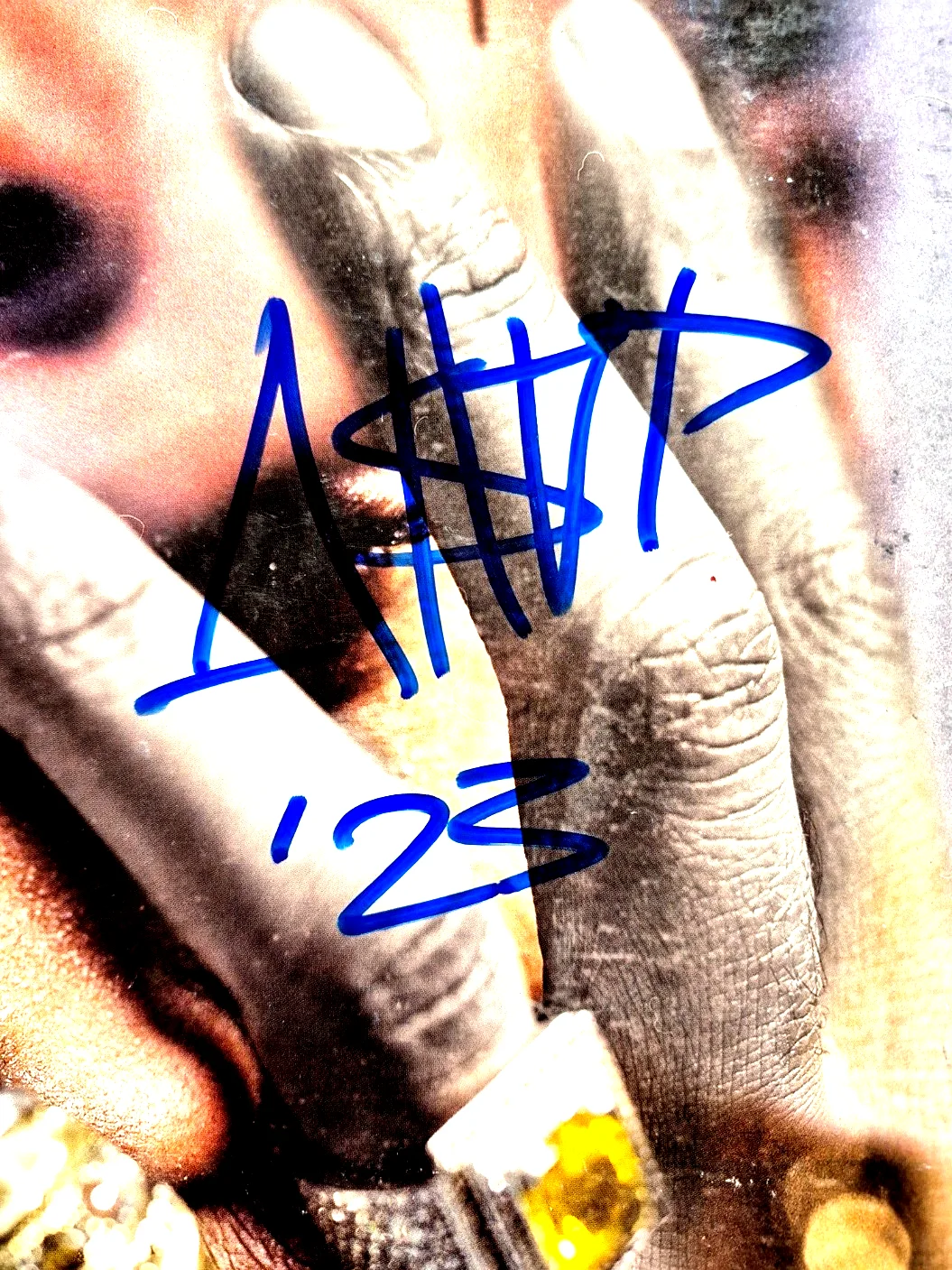 ASAP ROCKY SIGNED AUTOGRAPHED AT LONG LAST A$AP ALBUM VINYL RIHANNA RARE PSA COA, изображение 2