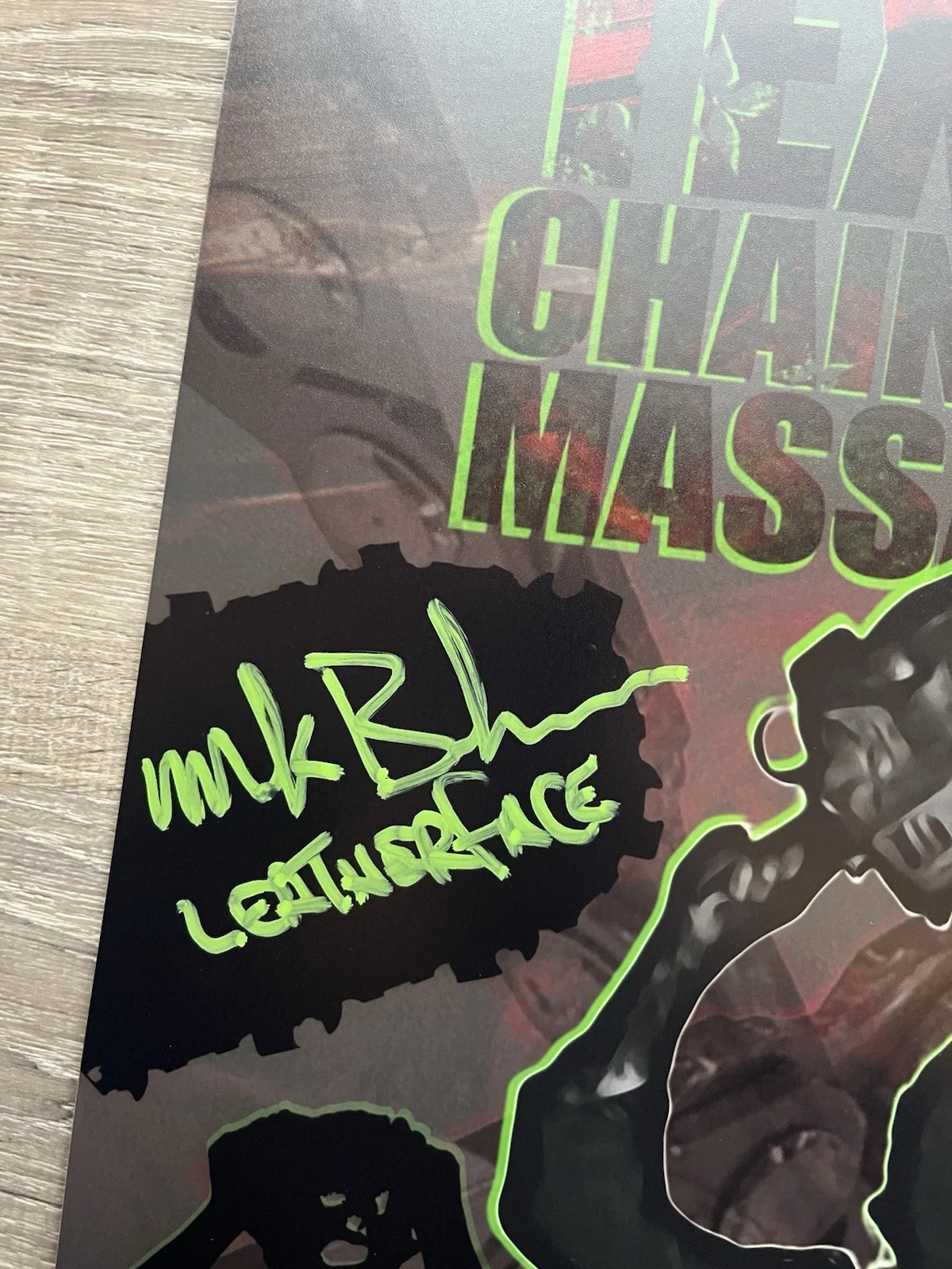 Mark Burnham — Mark Burnham Signed Leatherface 11x14 Photo Beckett COA Texas Chainsaw Massacre, изображение 4