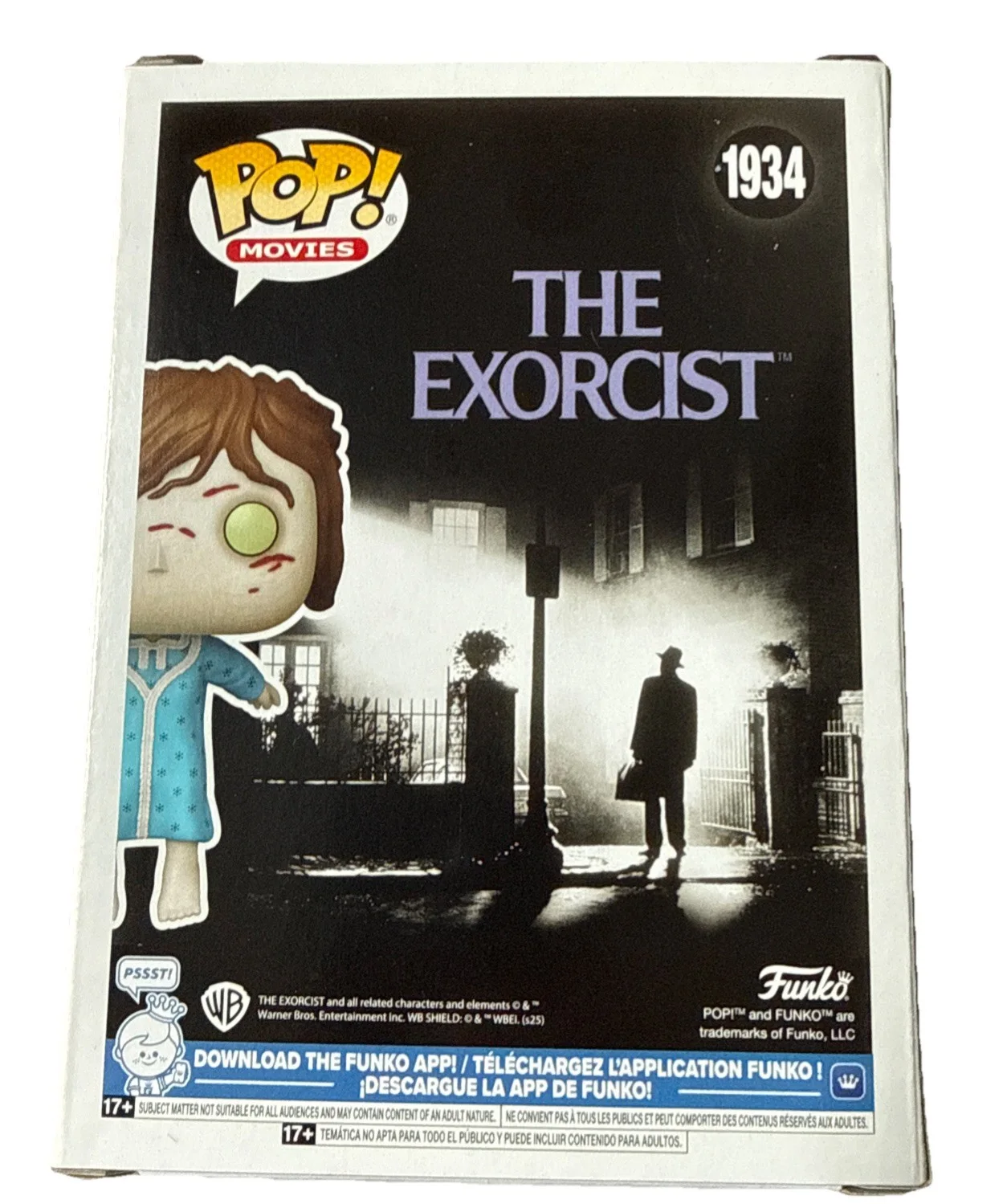 LINDA BLAIR signed (THE EXORCIST) #1934 Regan Floating Funko Pop JSA CH52684, image 3