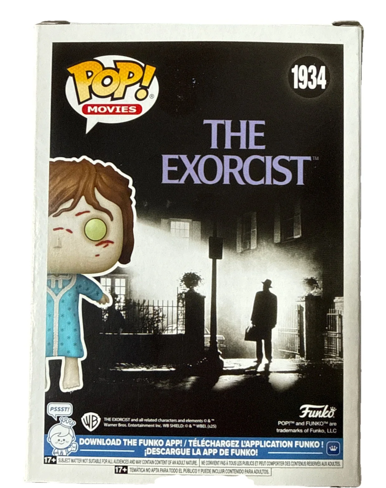LINDA BLAIR signed (THE EXORCIST) #1934 Regan Floating Funko Pop JSA CH52681, изображение 3