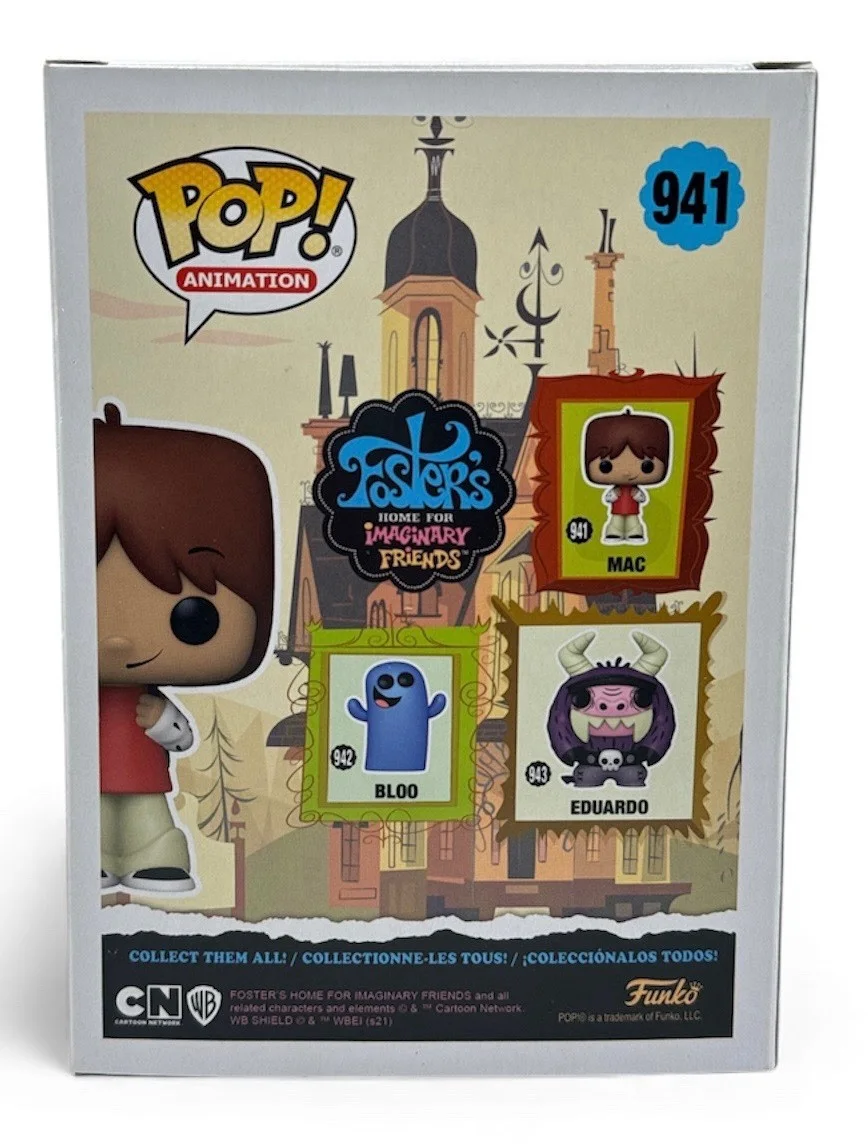 Sean Marquette — Sean Marquette Autograph Signed Mac Fosters Home Imaginary Friends Funko Beckett, изображение 2