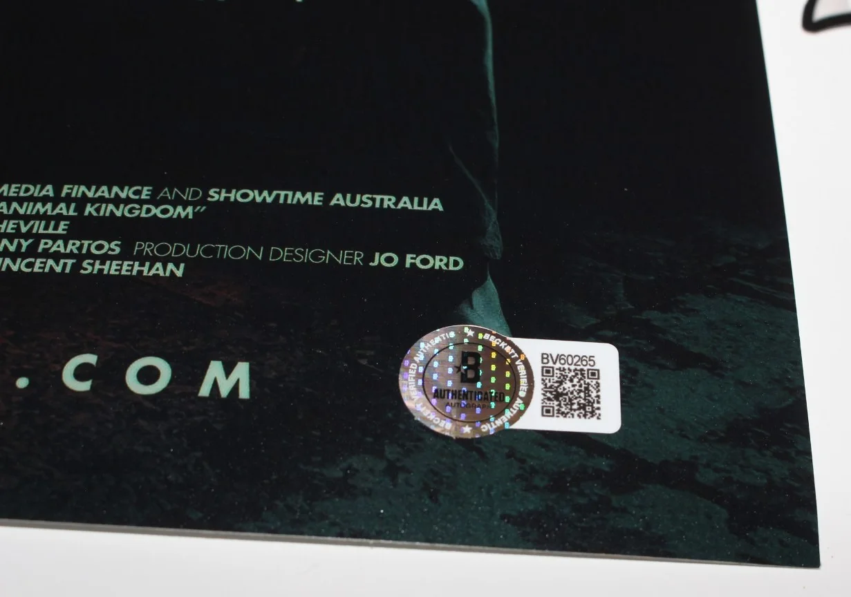 DIRECTOR DAVID MICHOD SIGNED 'ANIMAL KINGDOM' 12x18 MOVIE POSTER BAS BECKETT COA, изображение 3