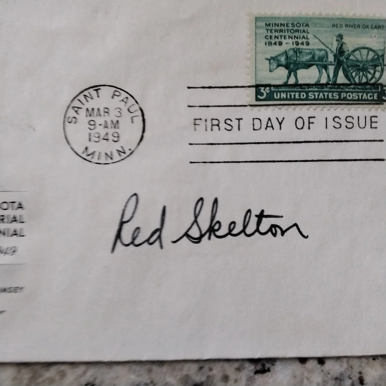Red Skelton SIGNED Envelope DVD 40s Movie TV Actor MGM Comedy DuBarry Was a Lady, image 4