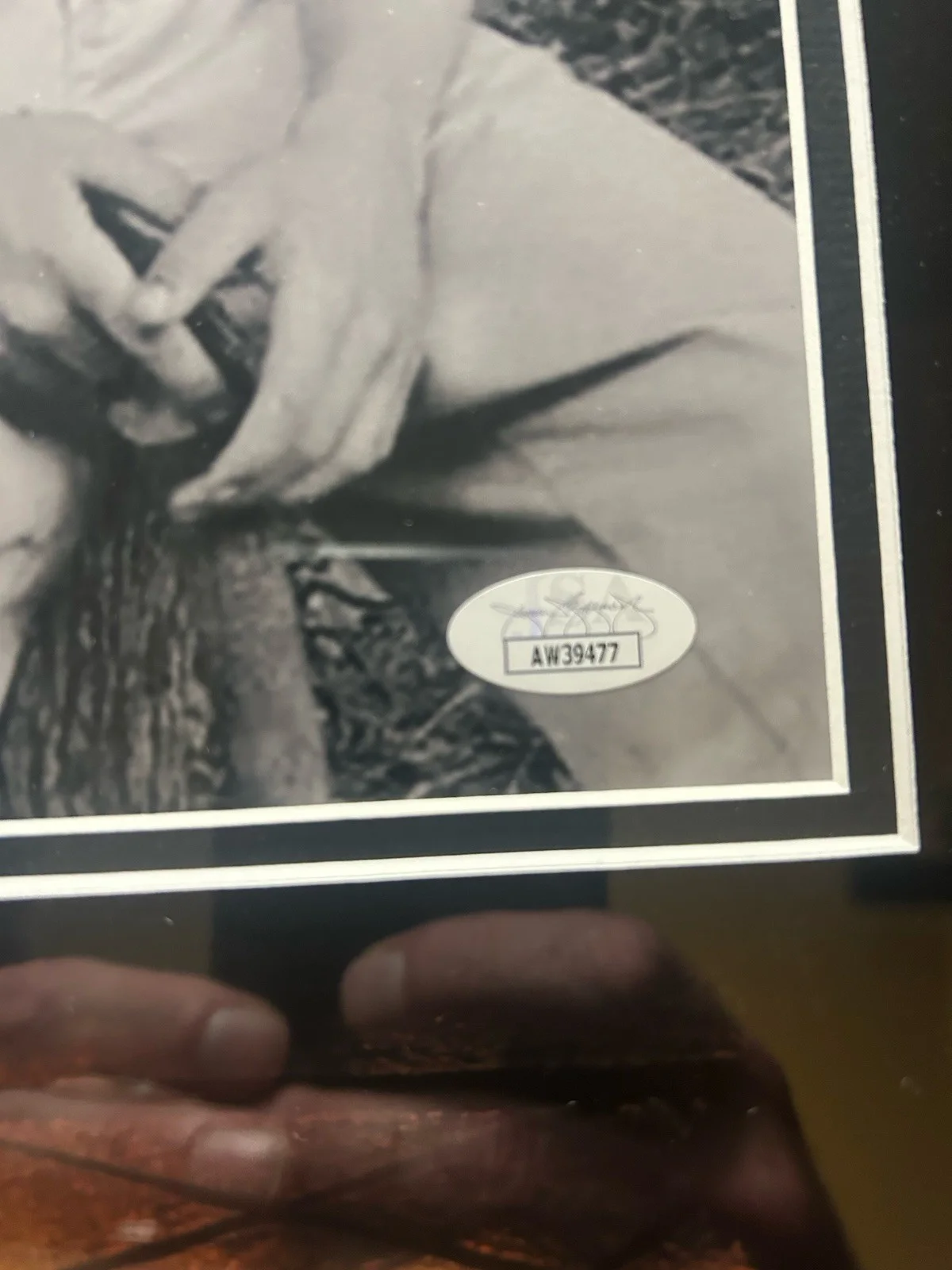 Billy Bob Thorton — Billy Bob Thornton Is Sling Blade- Custom Mat And Autographed Photo, image 3
