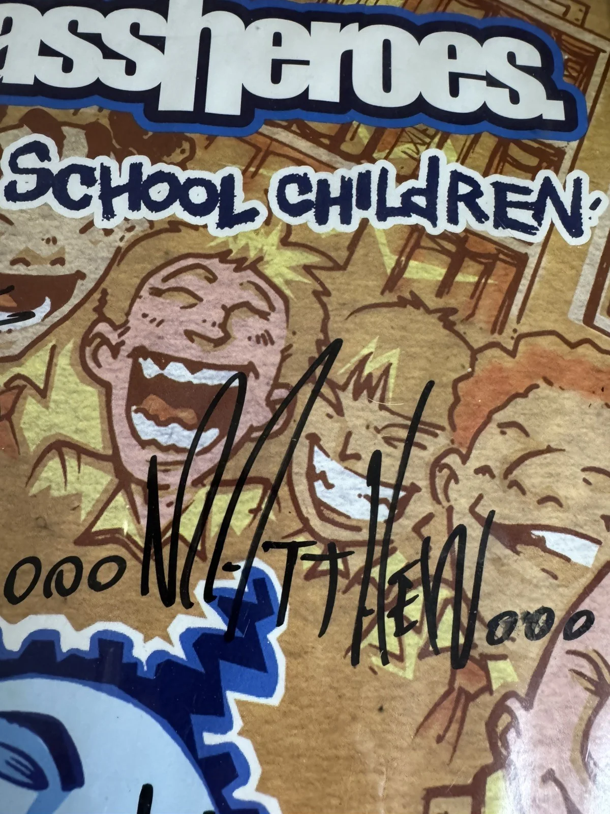 Gym Class Heroes FULL BAND Signed Poster Travie McCoy Autographed RARE 2000s, изображение 2