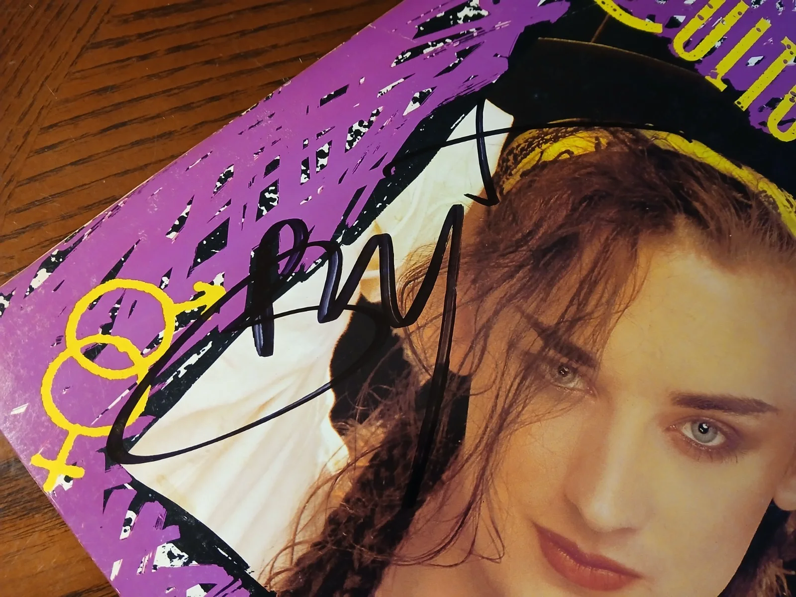 Boy George signed Culture Club Kissing To Be Clever Album, изображение 3