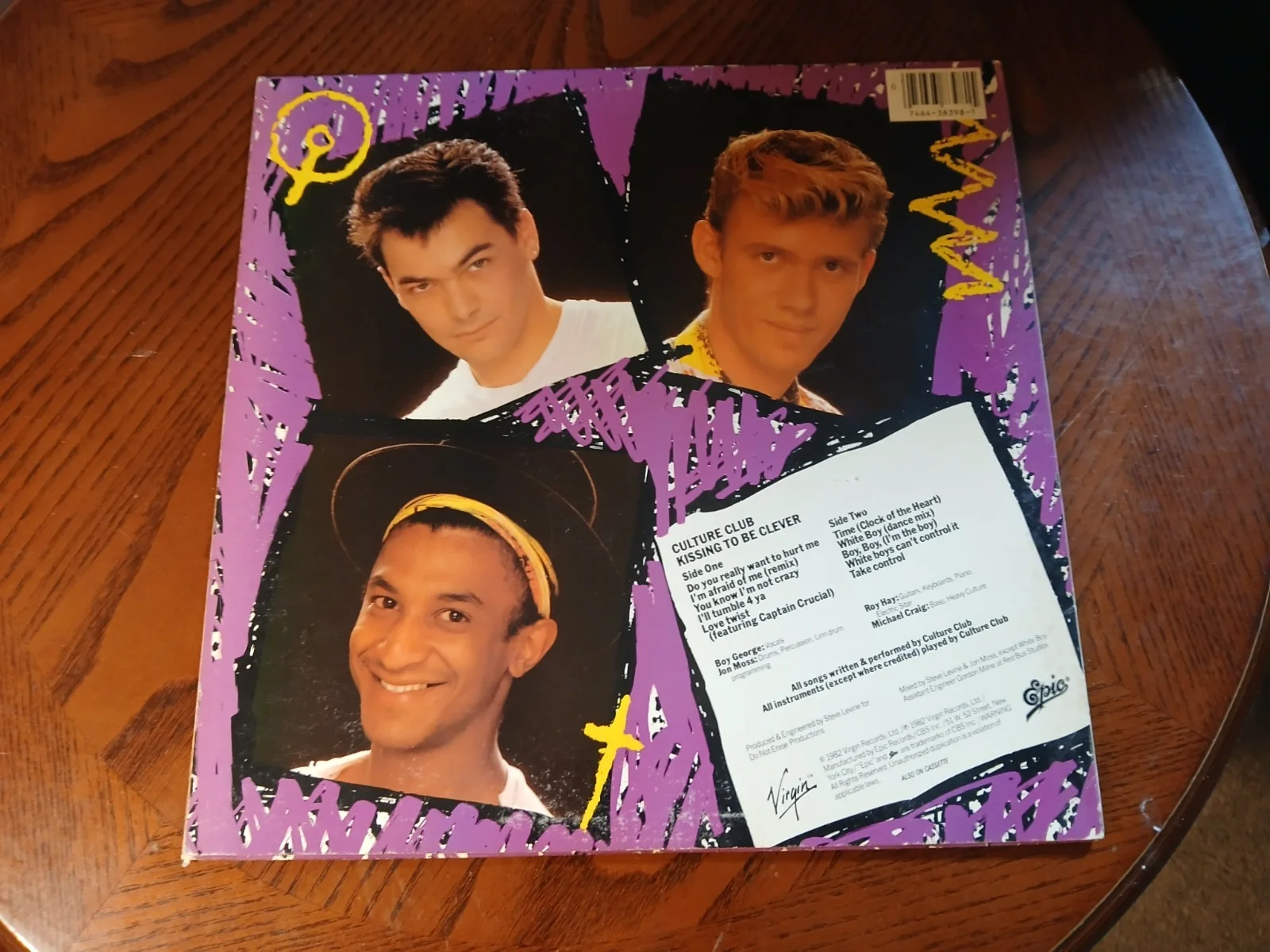 Boy George signed Culture Club Kissing To Be Clever Album, изображение 4
