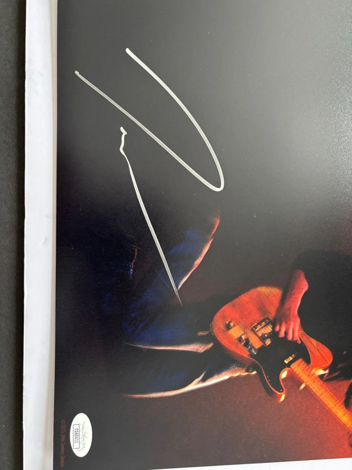 JEREMY ALLEN WHITE SIGNED 12x18 BRUCE SPRINGSTEEN MOVIE PHOTO POSTER BEAR JSA, изображение 2