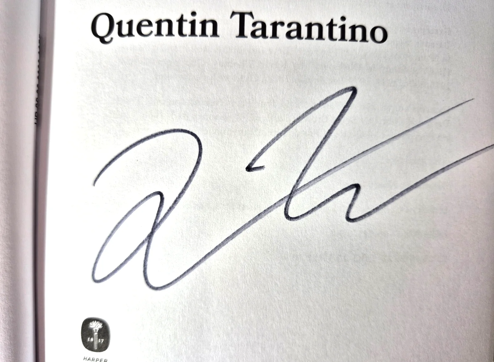 Quentin Tarantino — QUENTIN TARANTINO SIGNED AUTOGRAPH CINEMA SPECULATION BOOK FIRST EDITION JSA COA, image 3