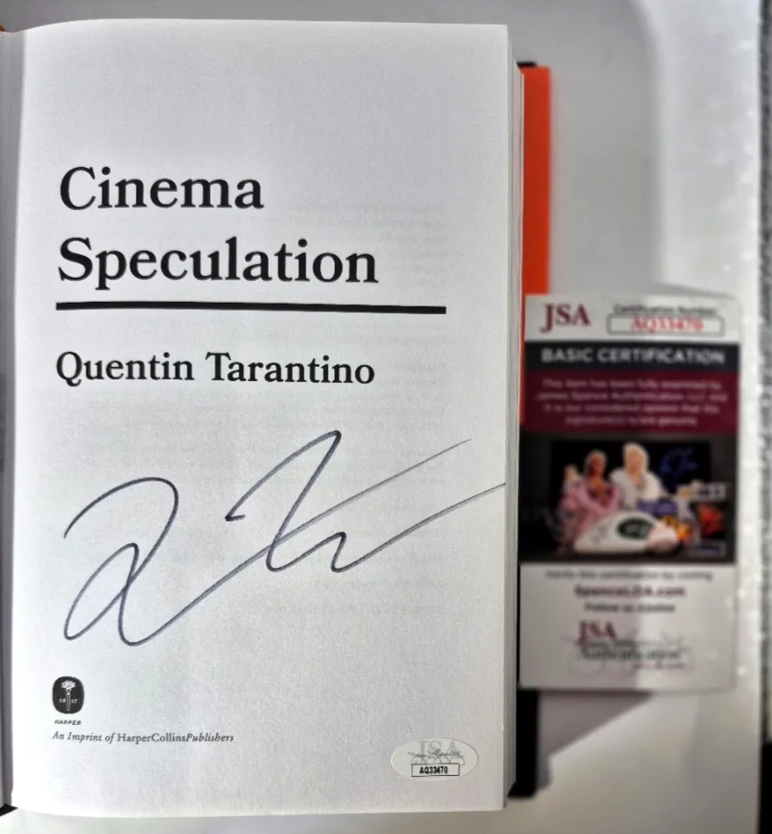 Quentin Tarantino — QUENTIN TARANTINO SIGNED AUTOGRAPH CINEMA SPECULATION BOOK FIRST EDITION JSA COA, image 4