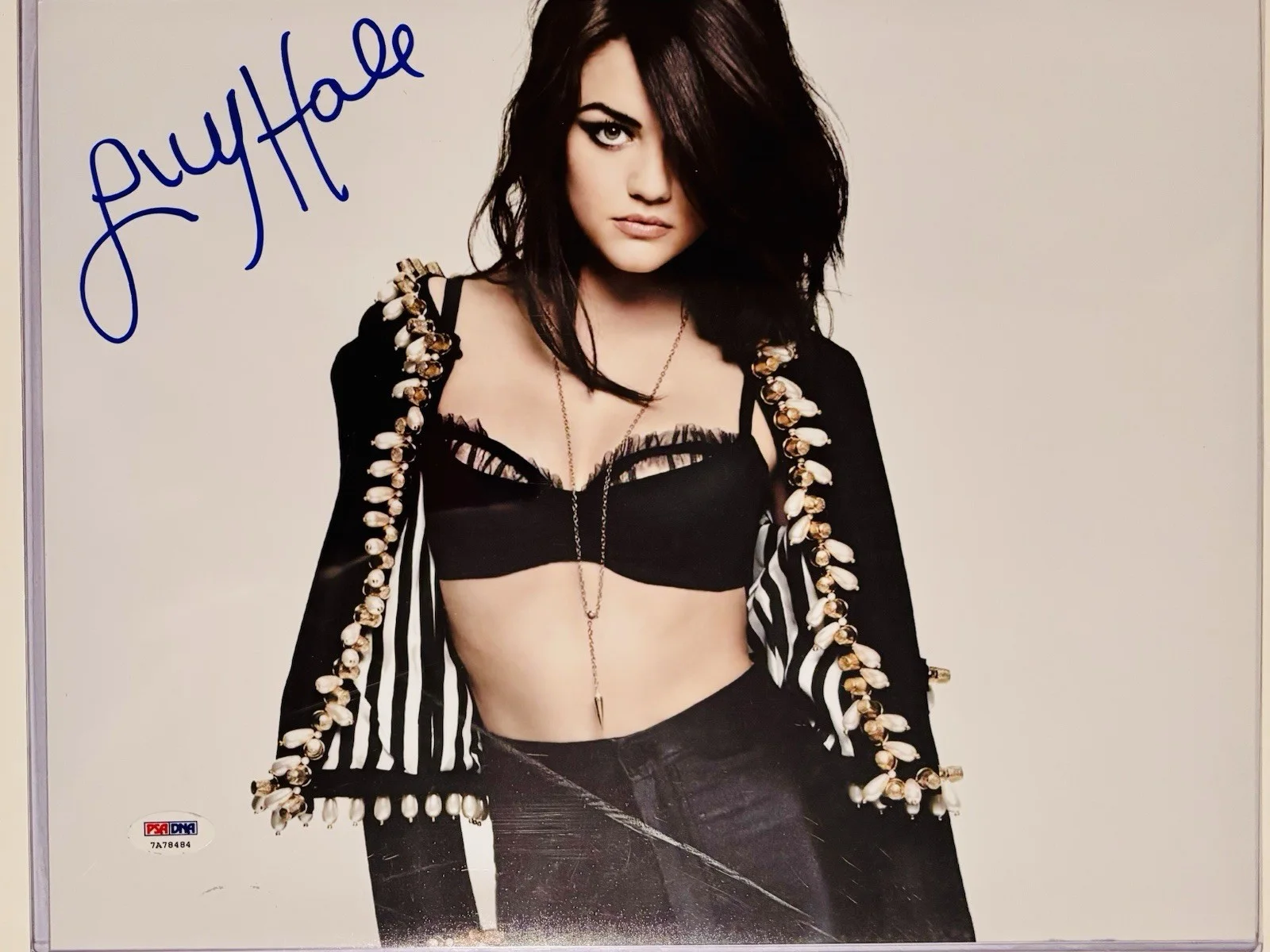 Lucy Hale 2 Signed 11x14 PSA, image 3