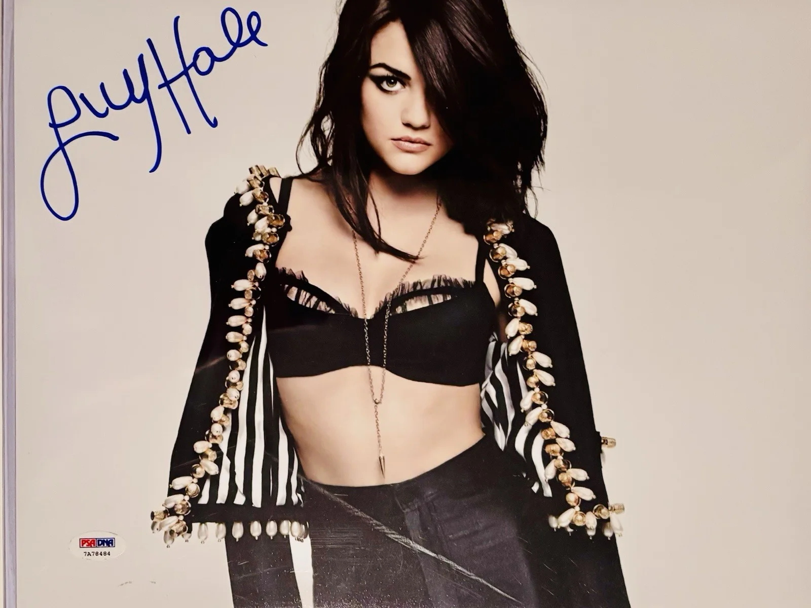 Lucy Hale 2 Signed 11x14 PSA, image 4